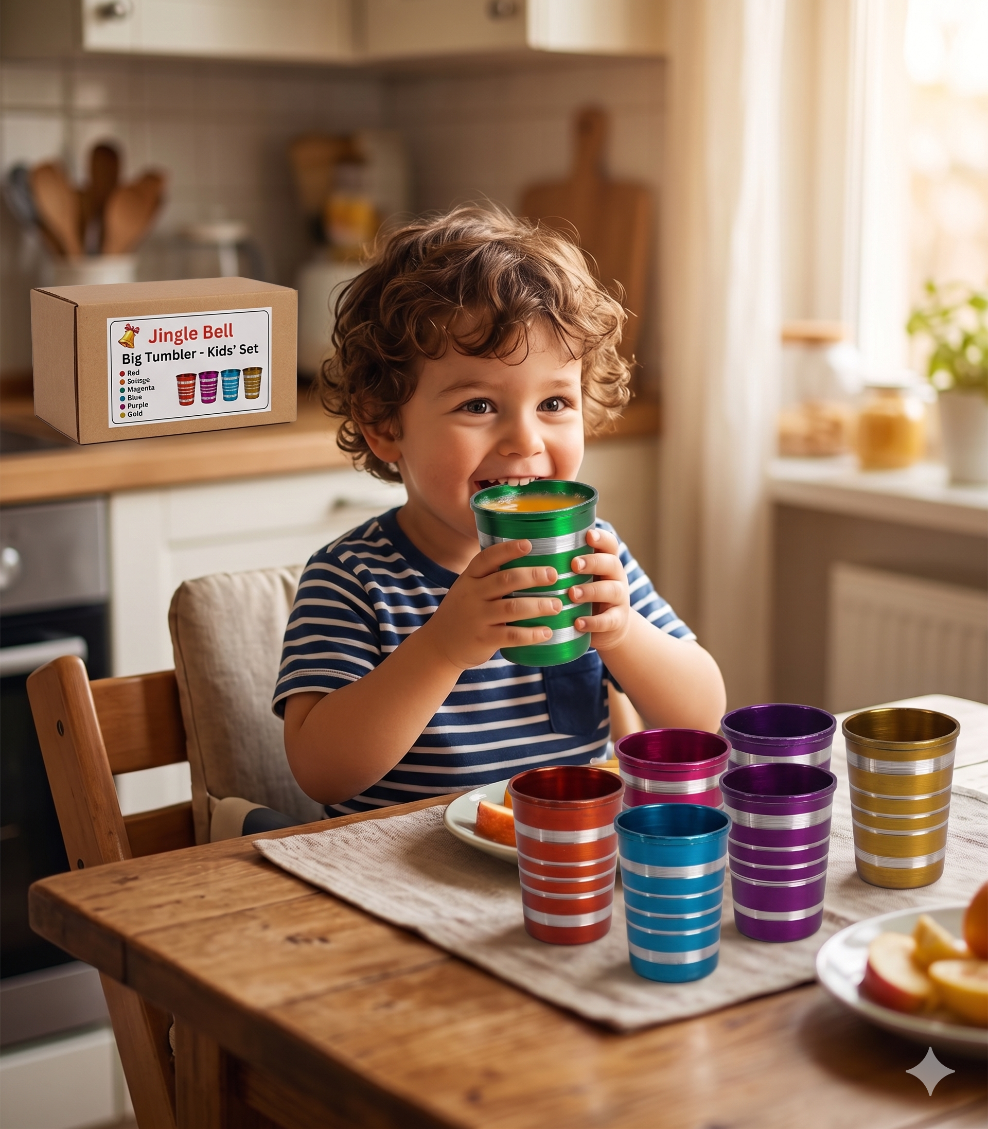 Jingle bell Small tumbler – KnowHowArtCraft