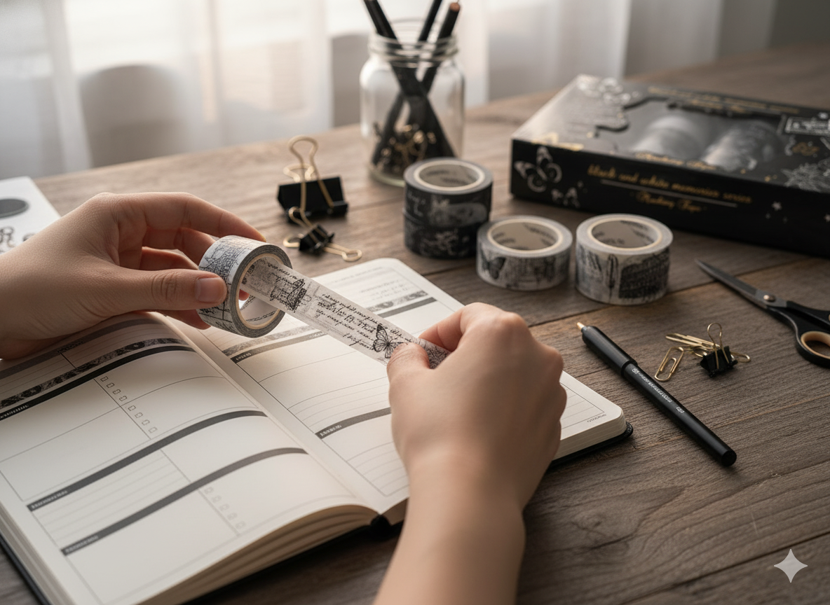 Design journal cello tape assorted 1 design tape-DCTP