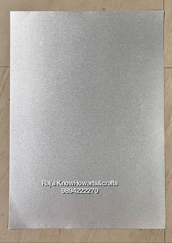 Glitter board Silver -GLBD -  2 pc