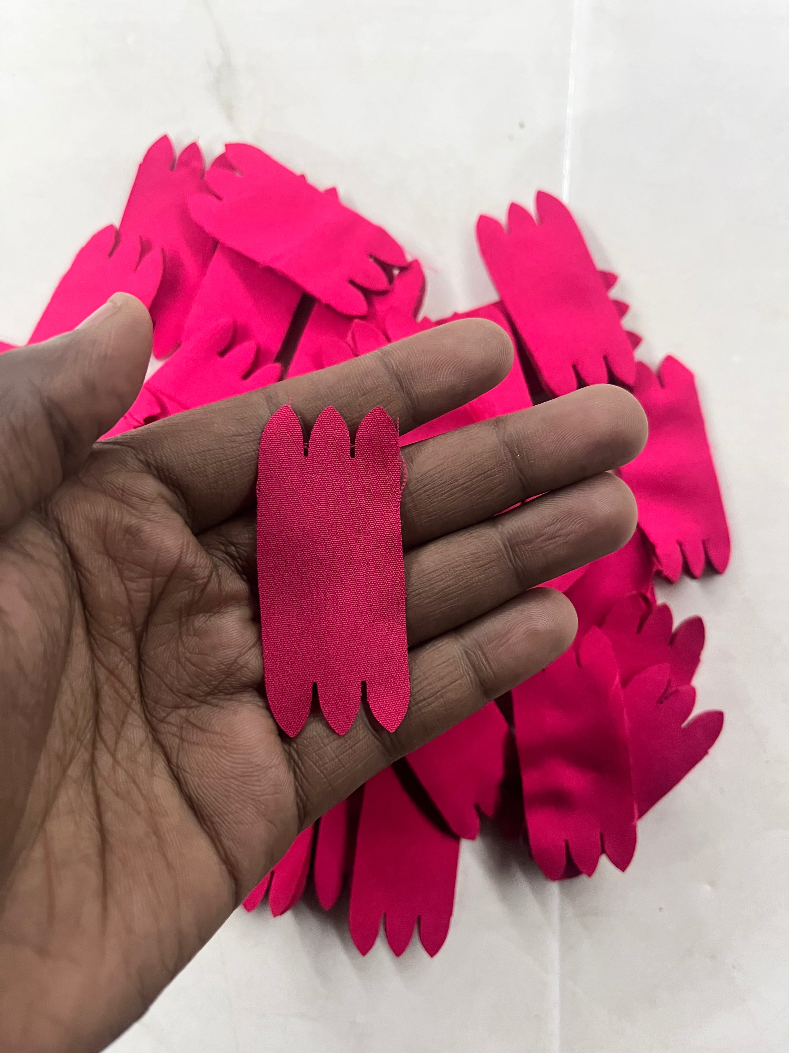 Dark pink Flower cloth petal