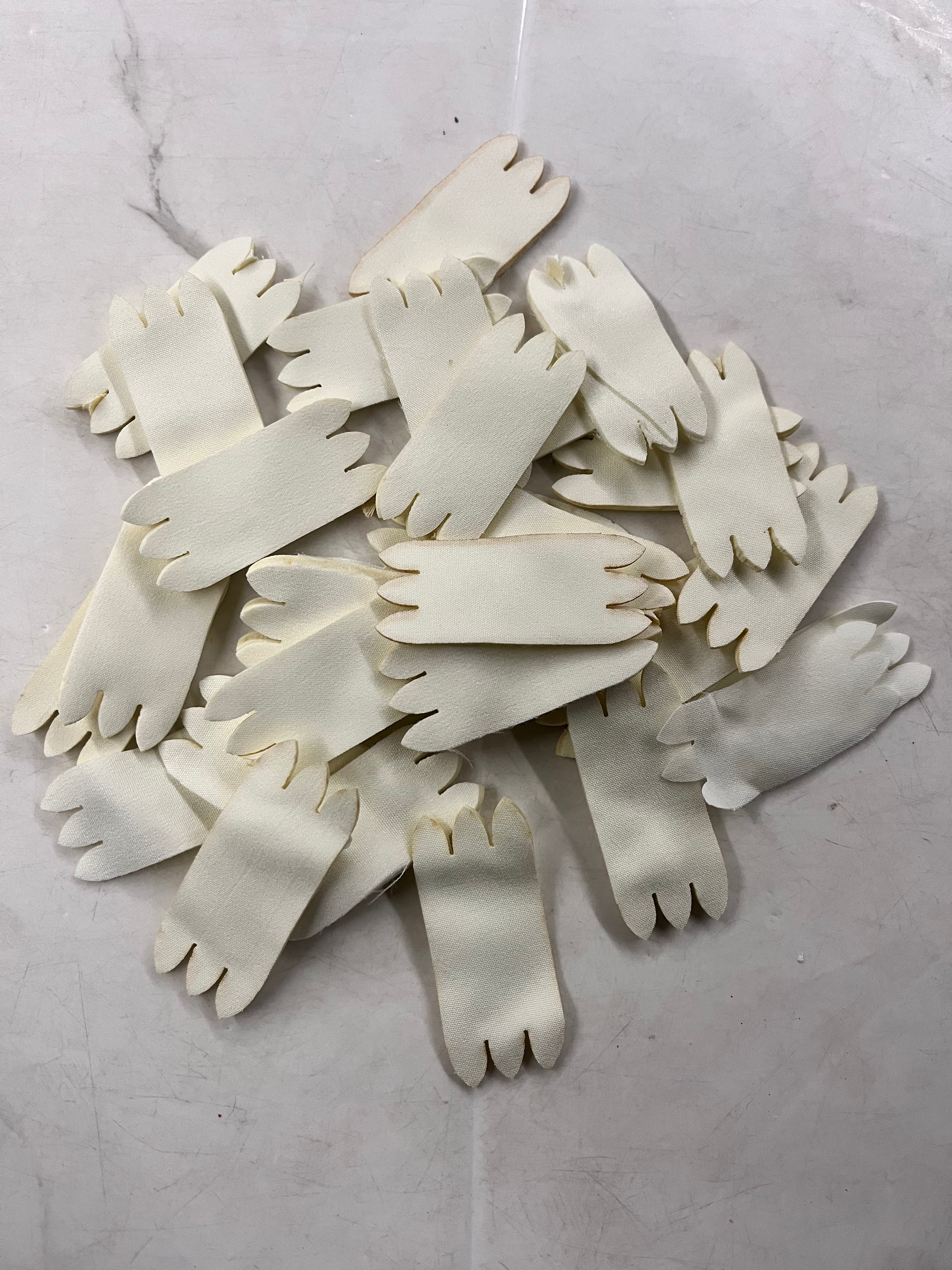 Sandal White Flower cloth petal