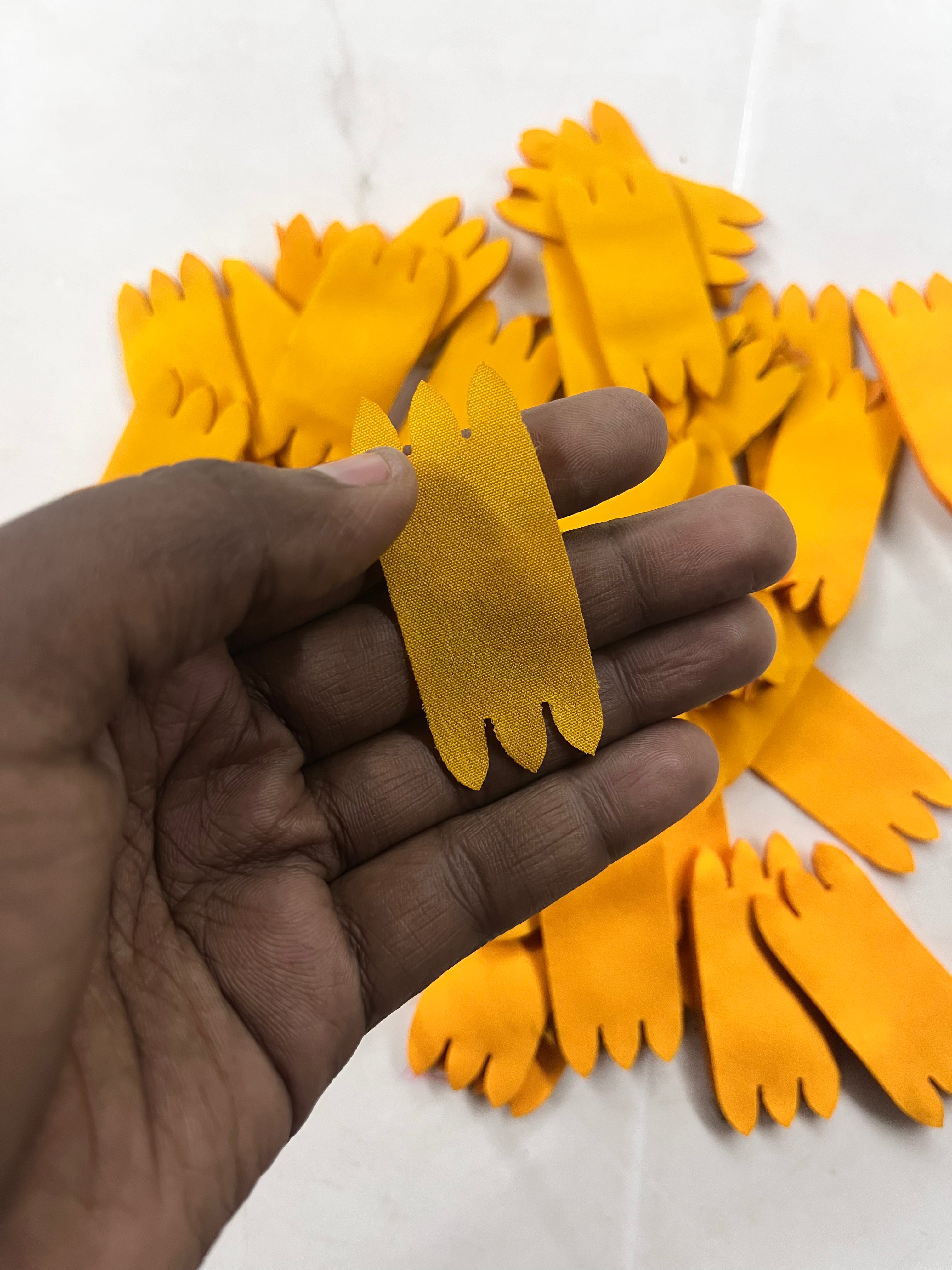 Chrome yellow  Flower cloth petal