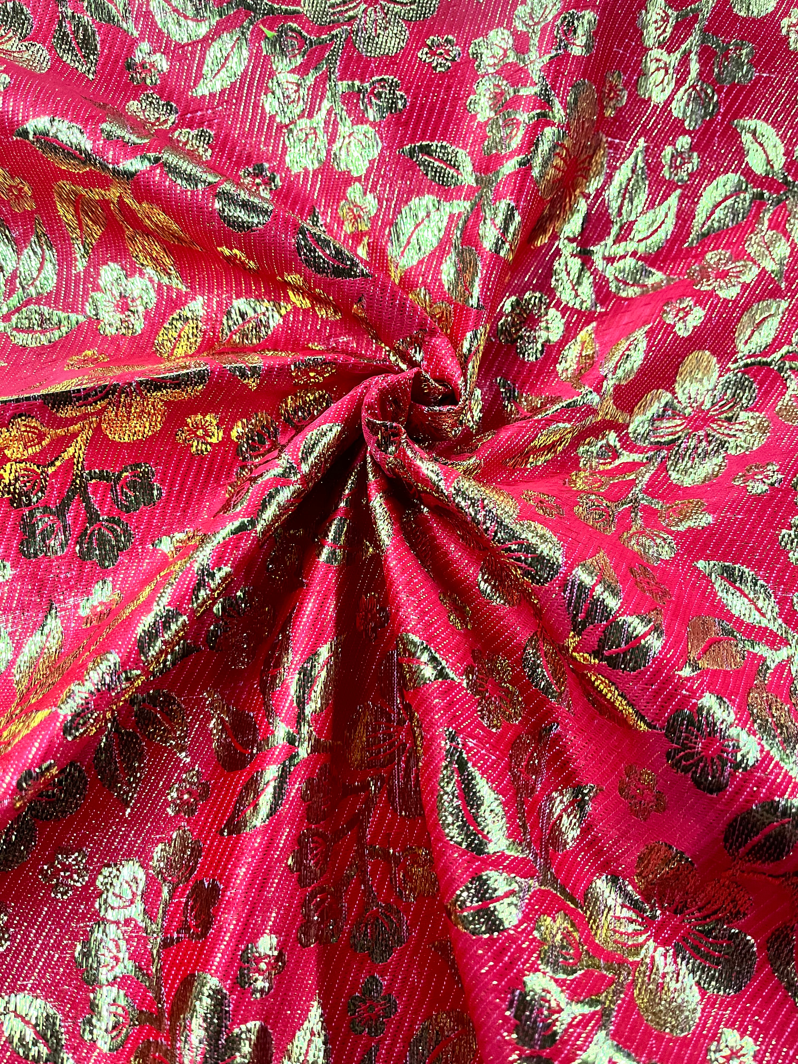 Banaras doll decor cloth -1meter assorted colours 1pack