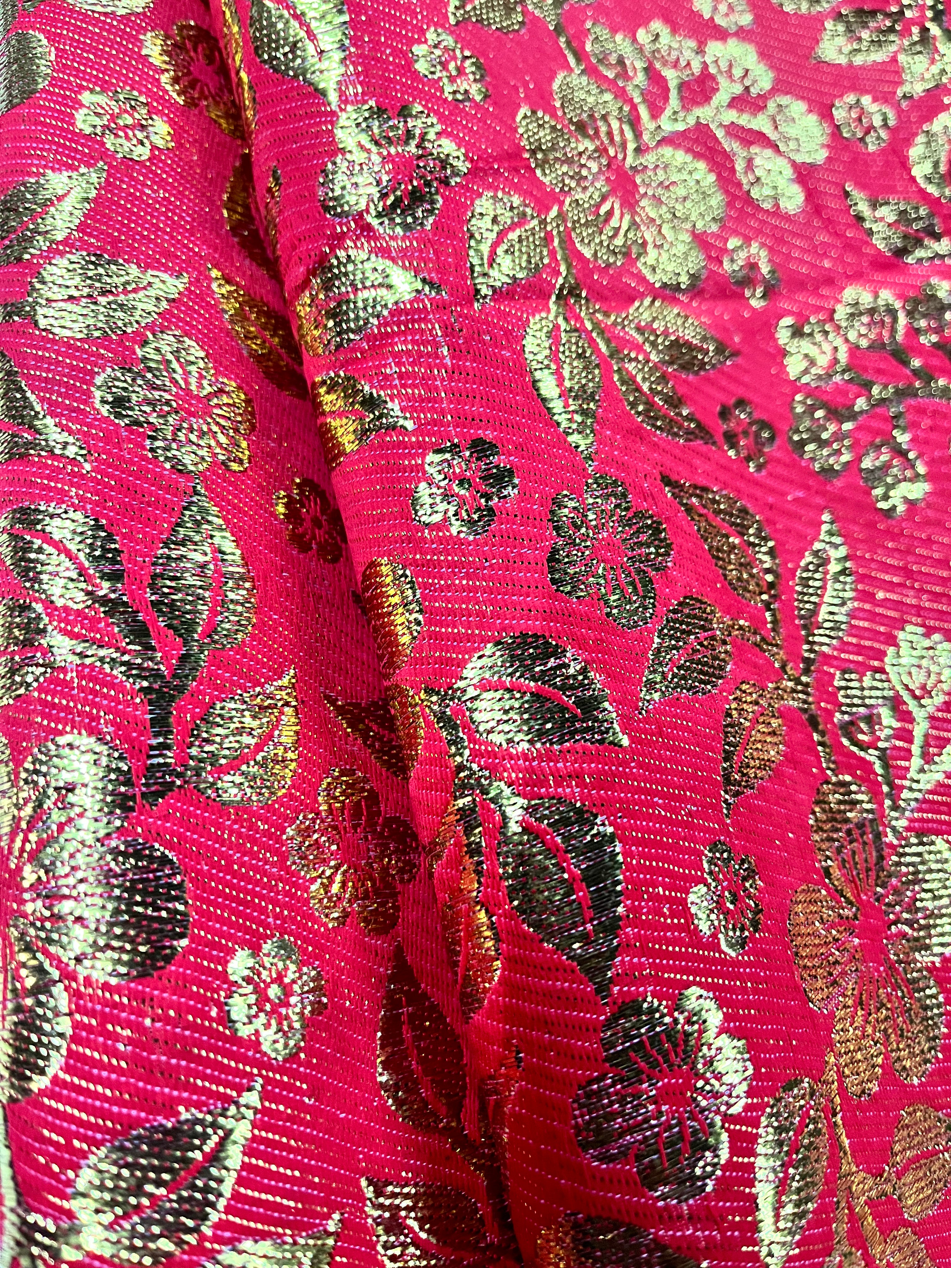 Banaras doll decor cloth -1meter assorted colours 1pack