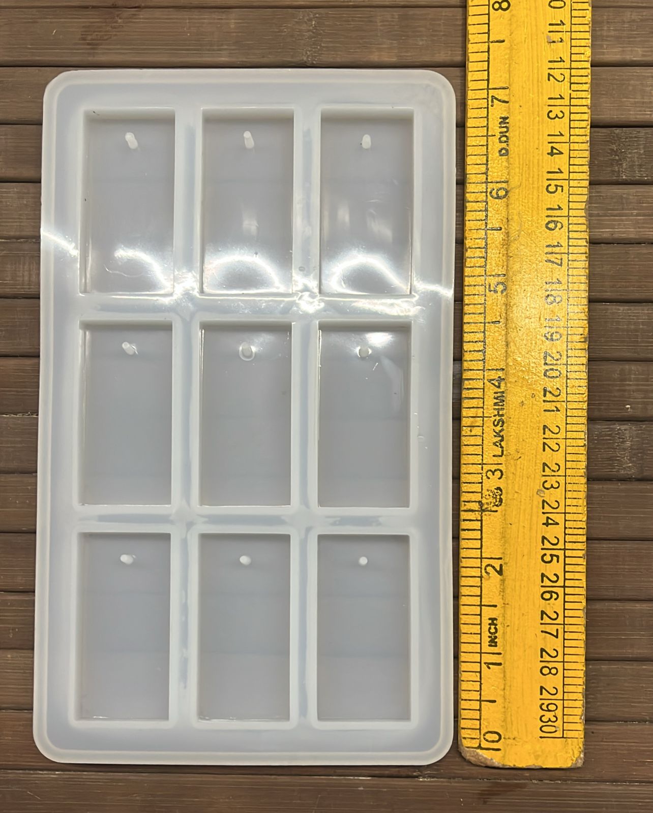 Rectangle keychain 9 in 1mould -1pack/RMKRC9