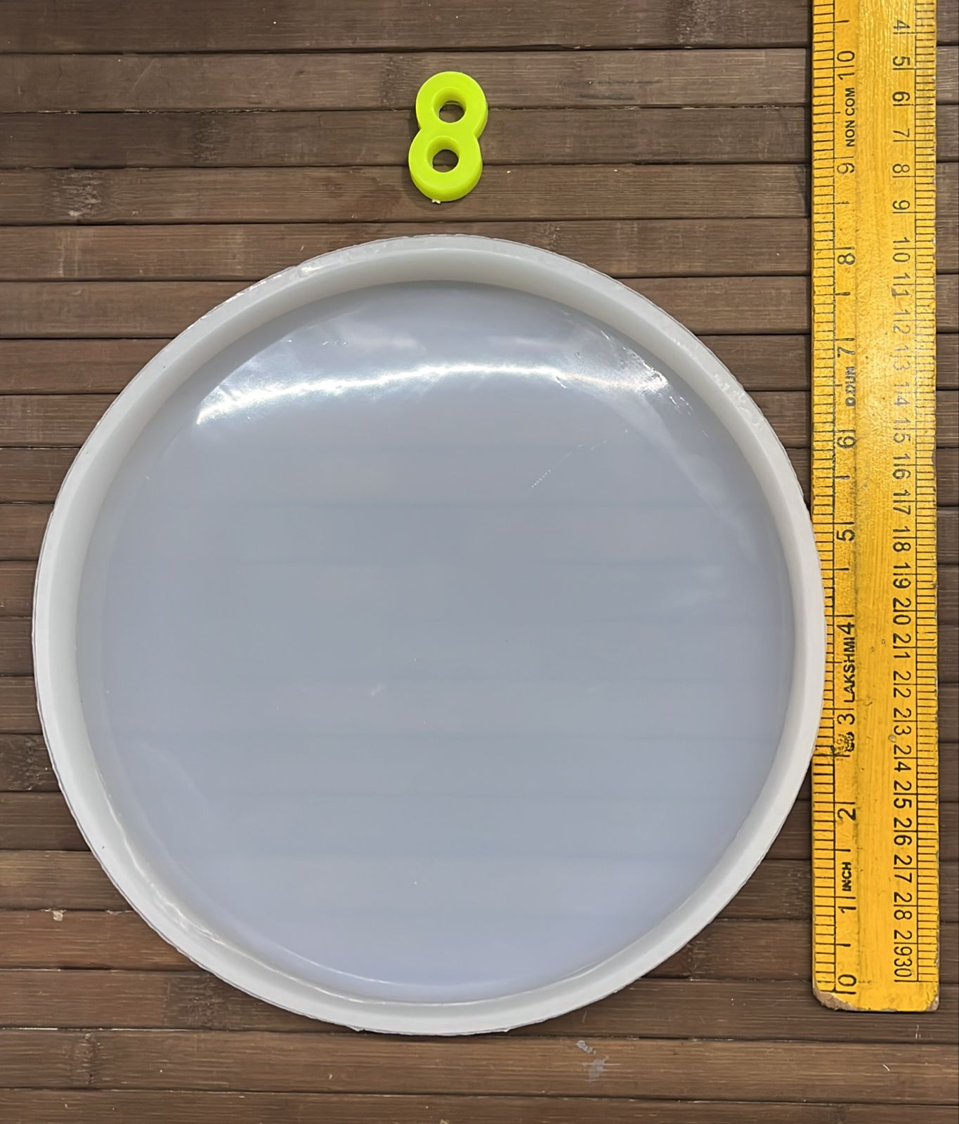 Silicon mould round 8inchx2 -1pack /RM27B
