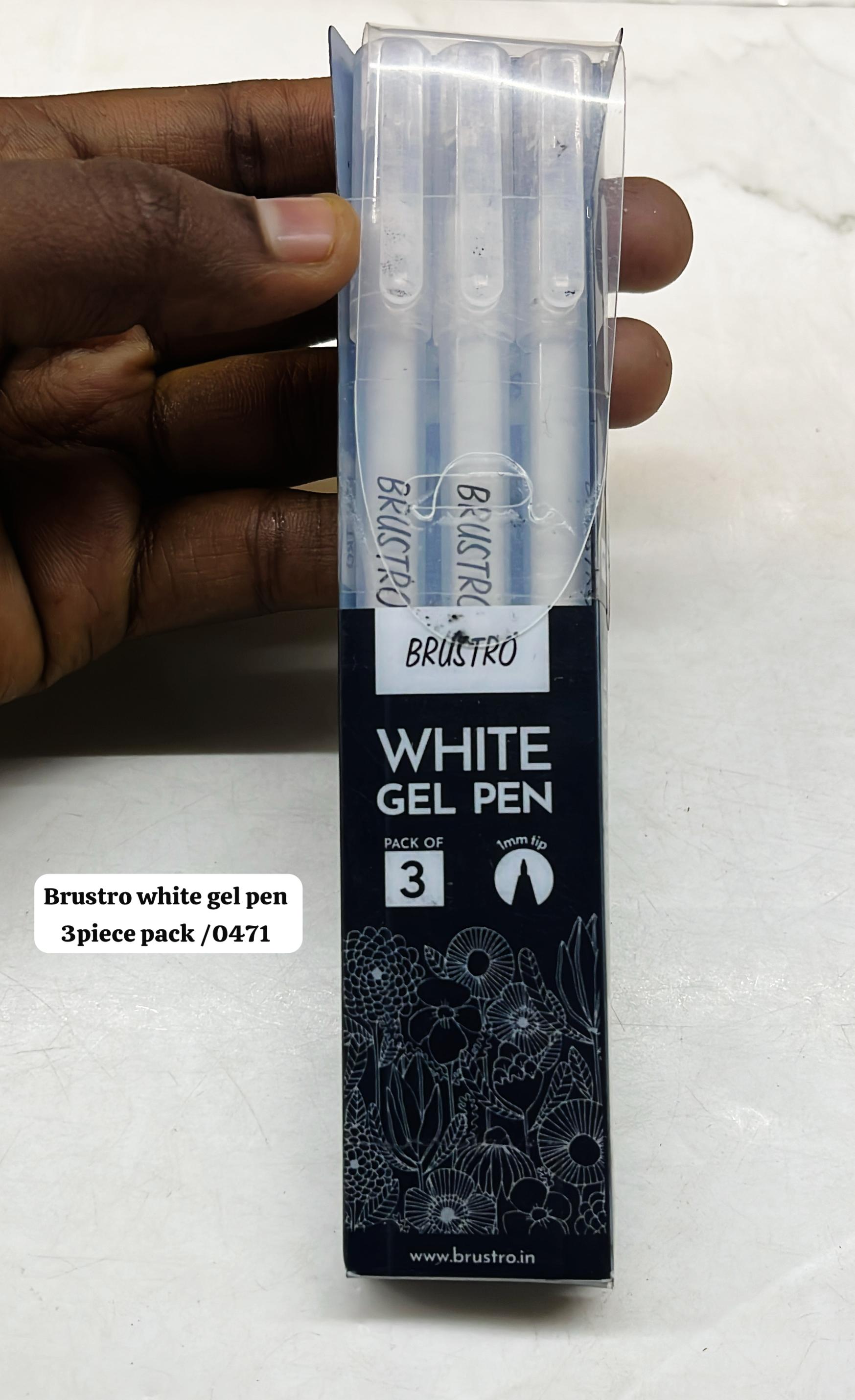 Brustro white gel pen  1piece pack /0471