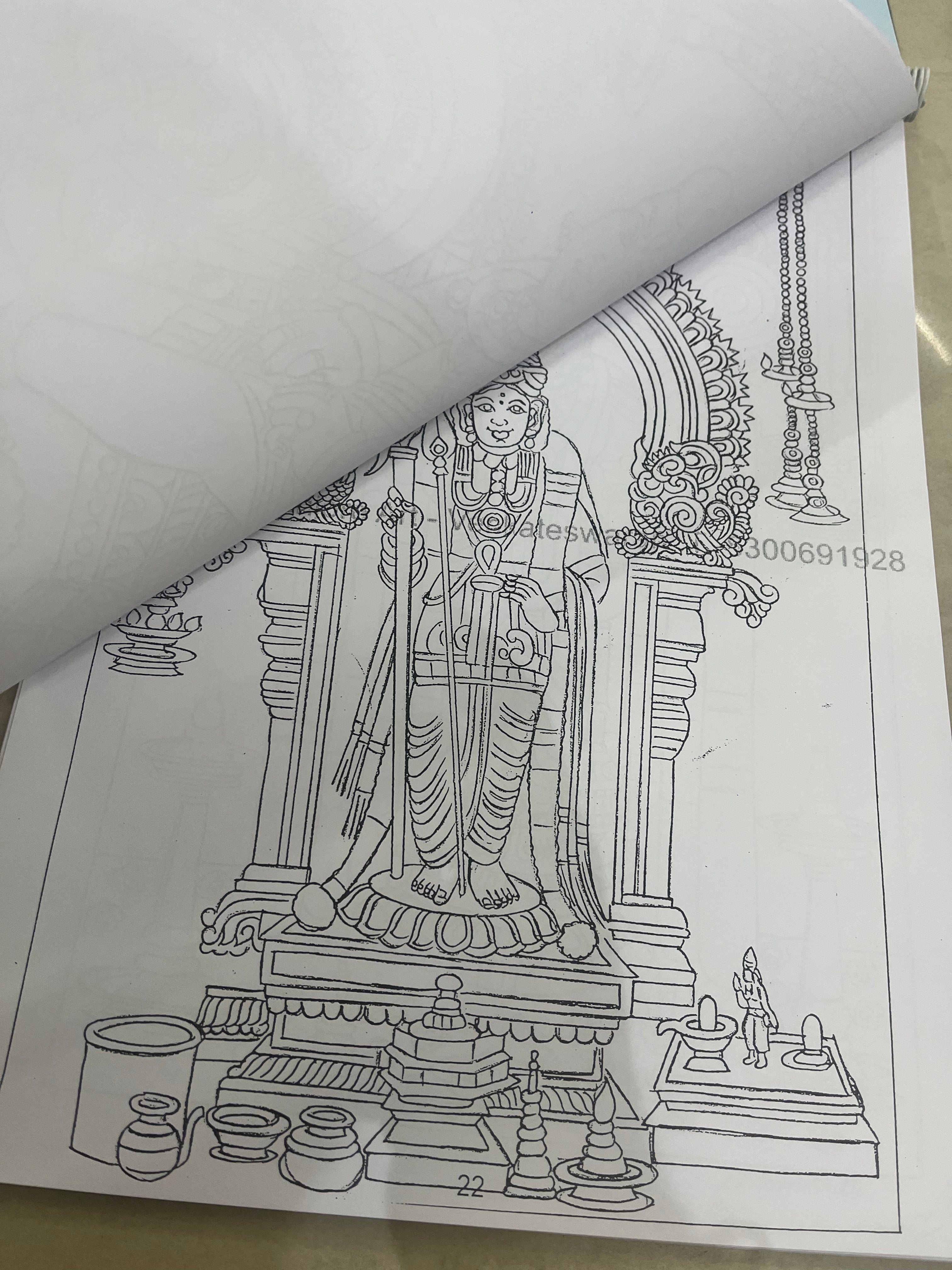 A3 Tanjore sketch book-100 sketches set