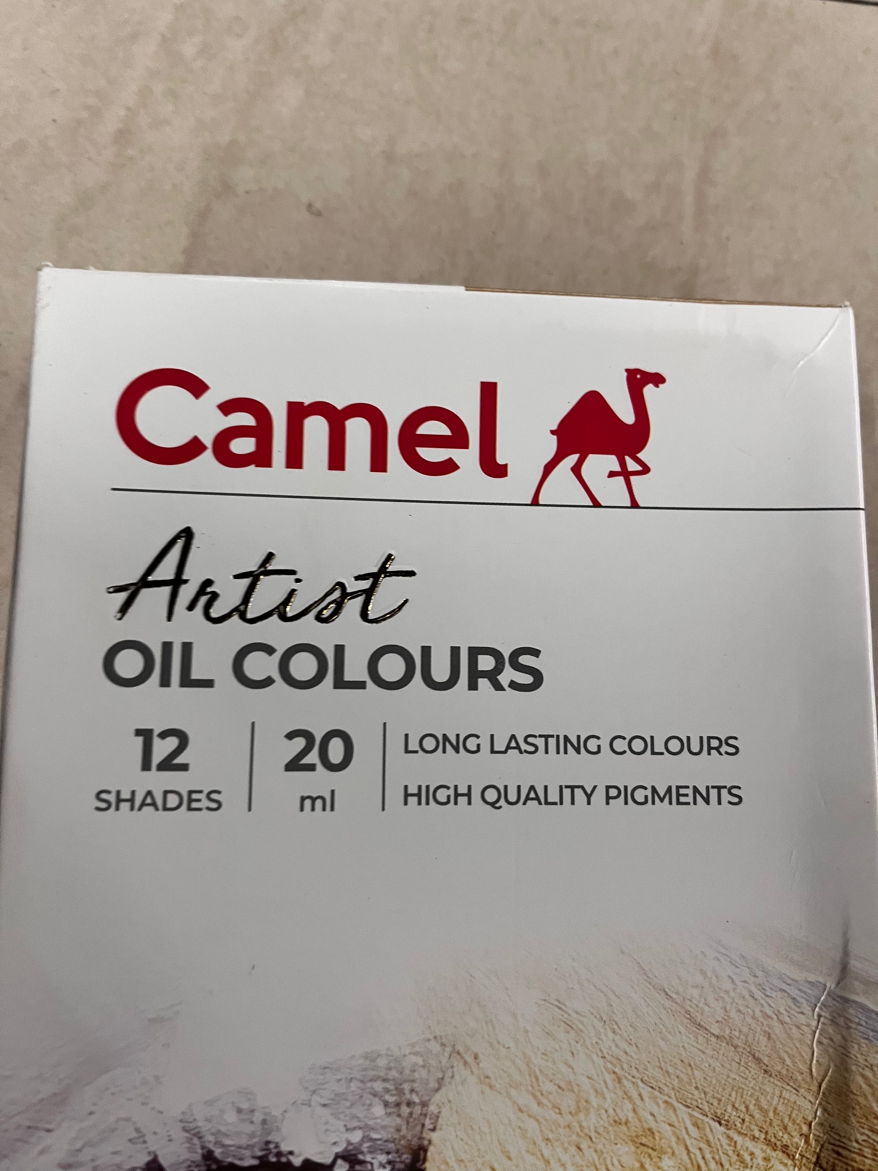Camel Artist Oil Colours 20ml-12shades in 1 box (free shipping only this product)