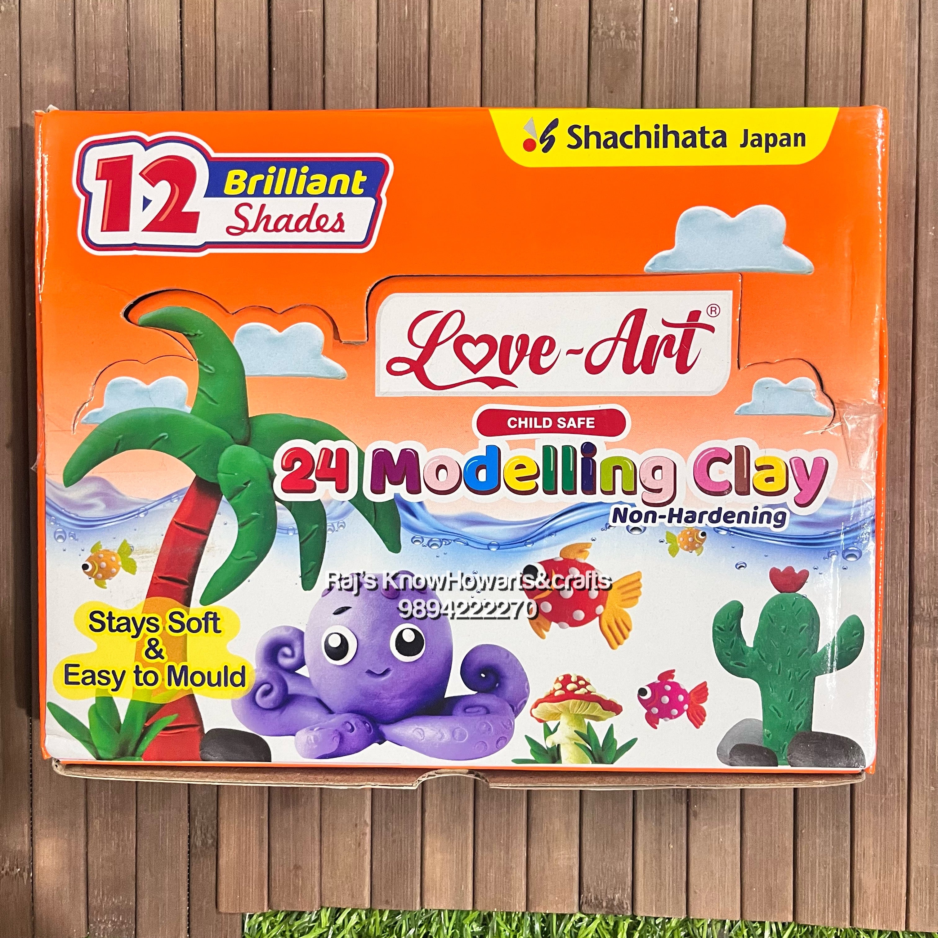 24 modelling clay - 12 shades