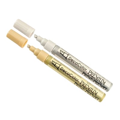 Decocolor bold gold silver Metallic paint marker for resin art