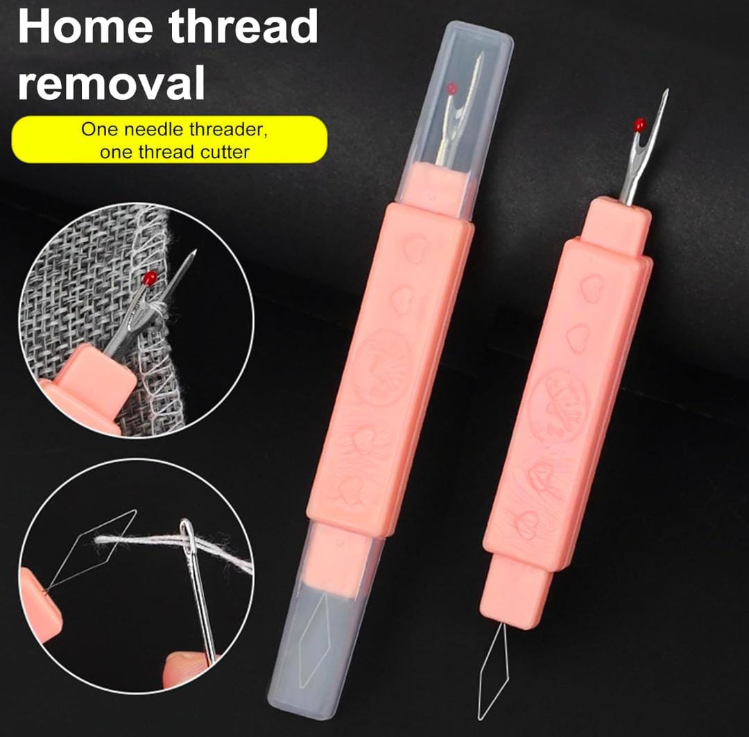 Needle threader Seam Ripper  set of 2