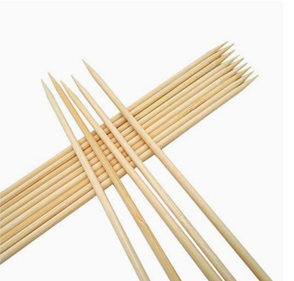 Kulfi thick bamboo Skewers 1 pack