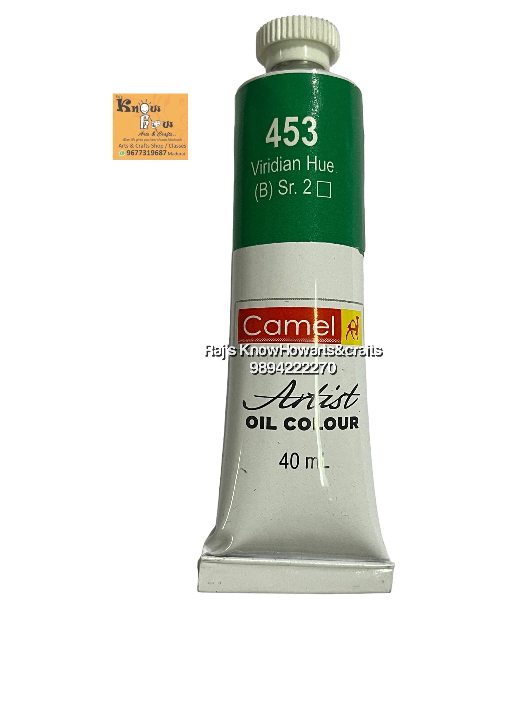 Artist Oil Colours Viridian hue 40 ml- 1 tube