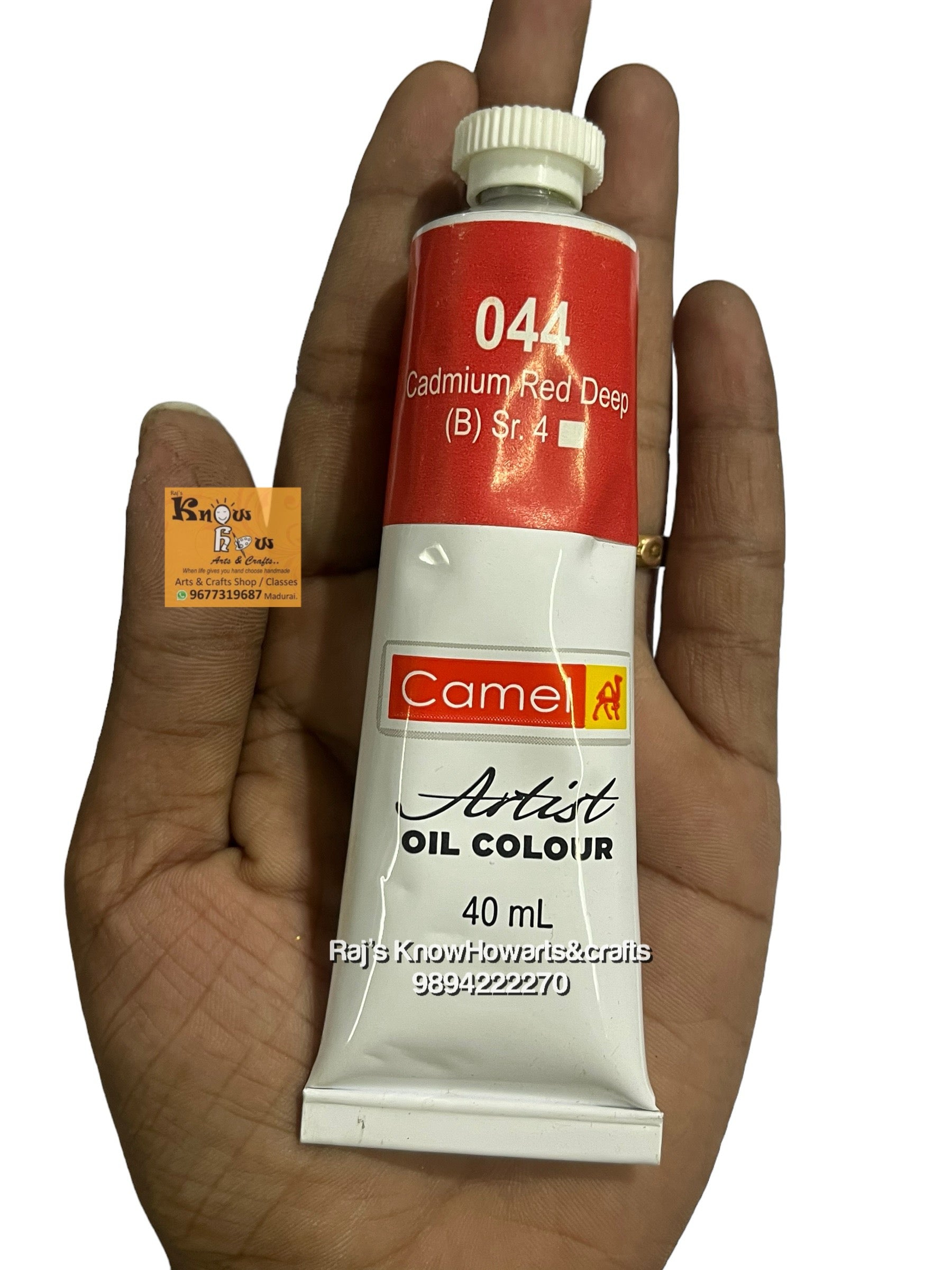 Artist Oil Colours cadmium red deep 40 ml- 1 tube