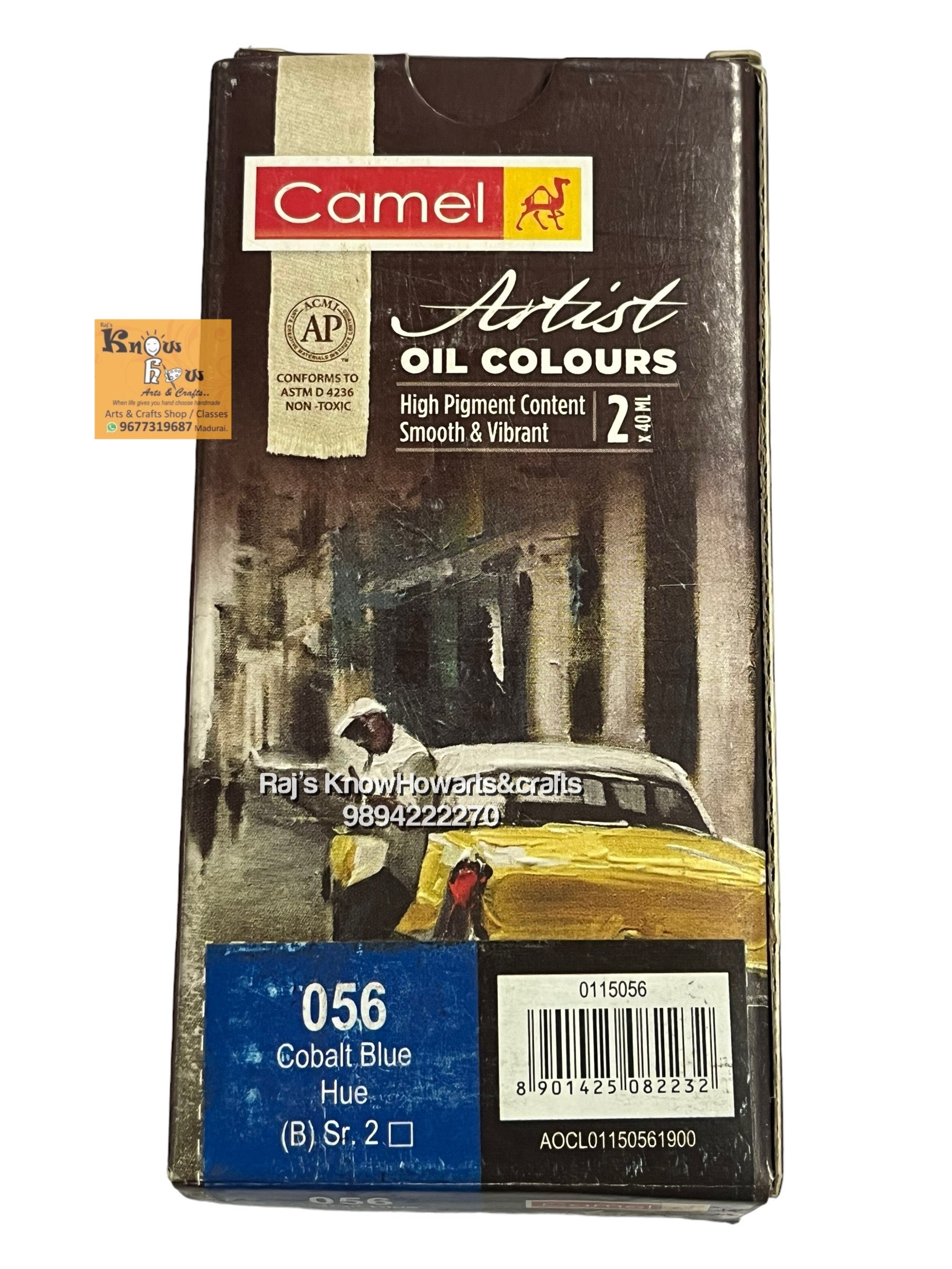 Artist Oil Colours cobalt blue hue 40 ml- 1 tube