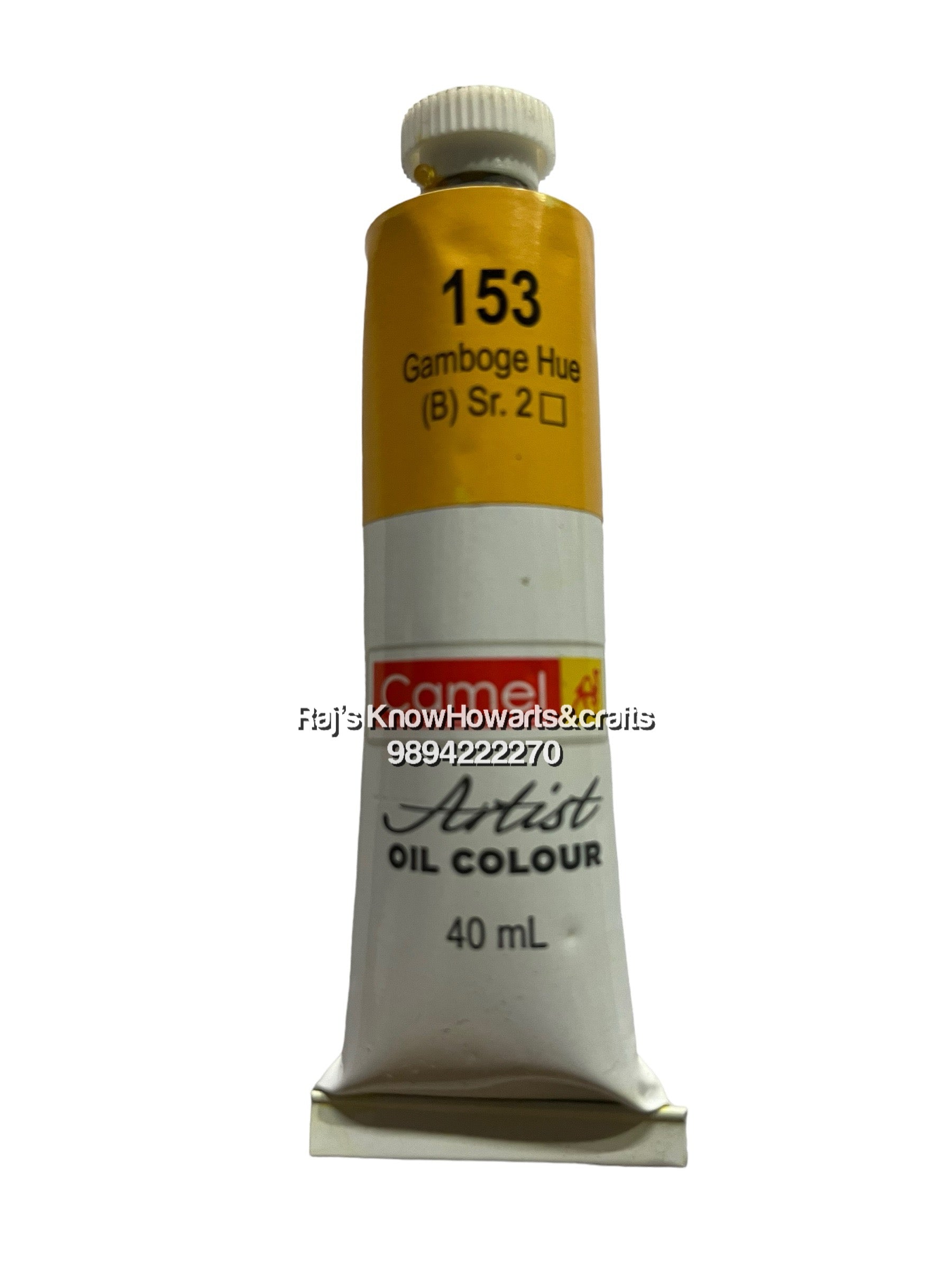Artist Oil Colours Gamboge hue  40 ml- 1 tube
