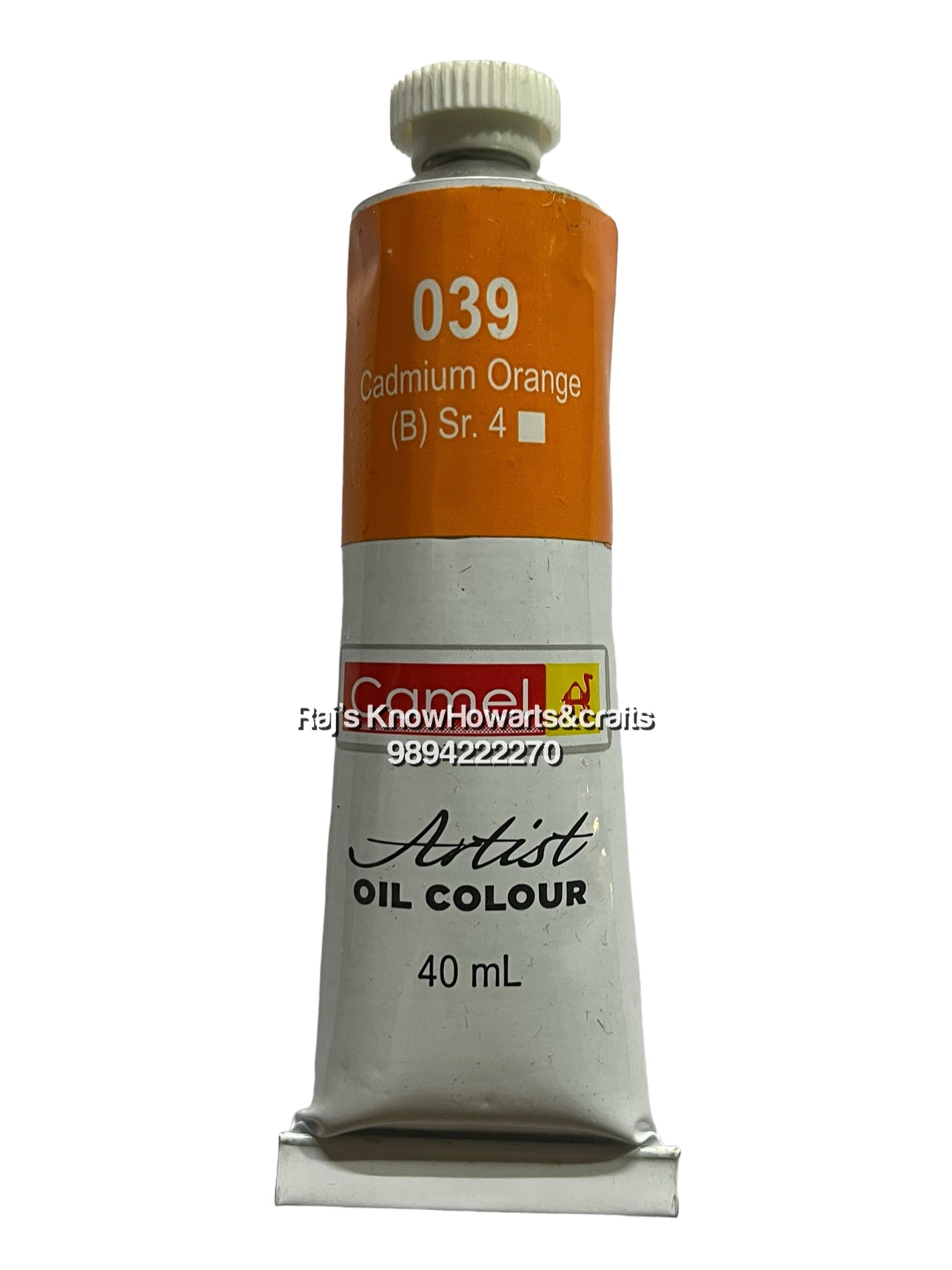 Artist Oil Colours calcium orange 40 ml- 1 tube