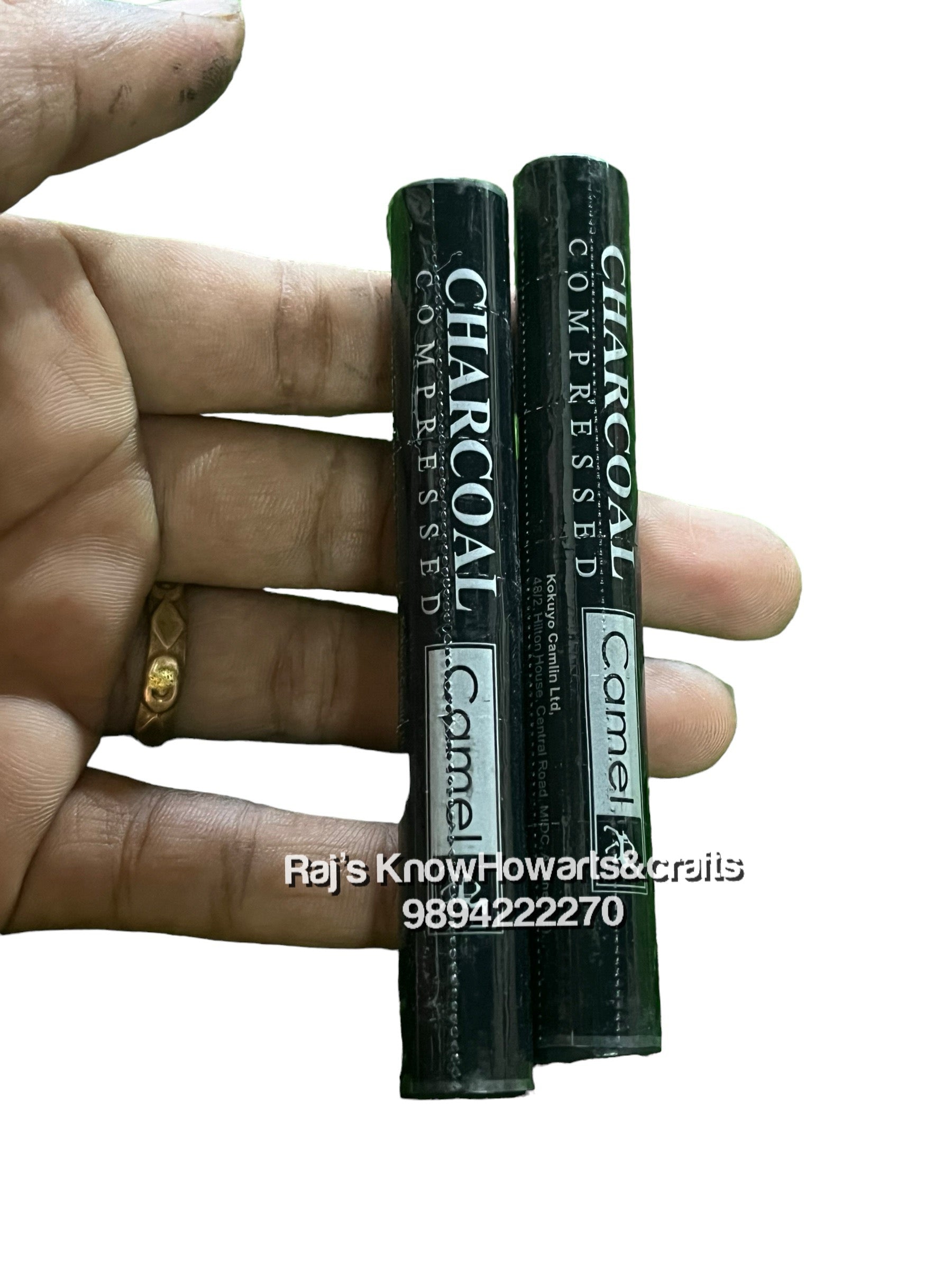 Charcoal compressed set of 2
