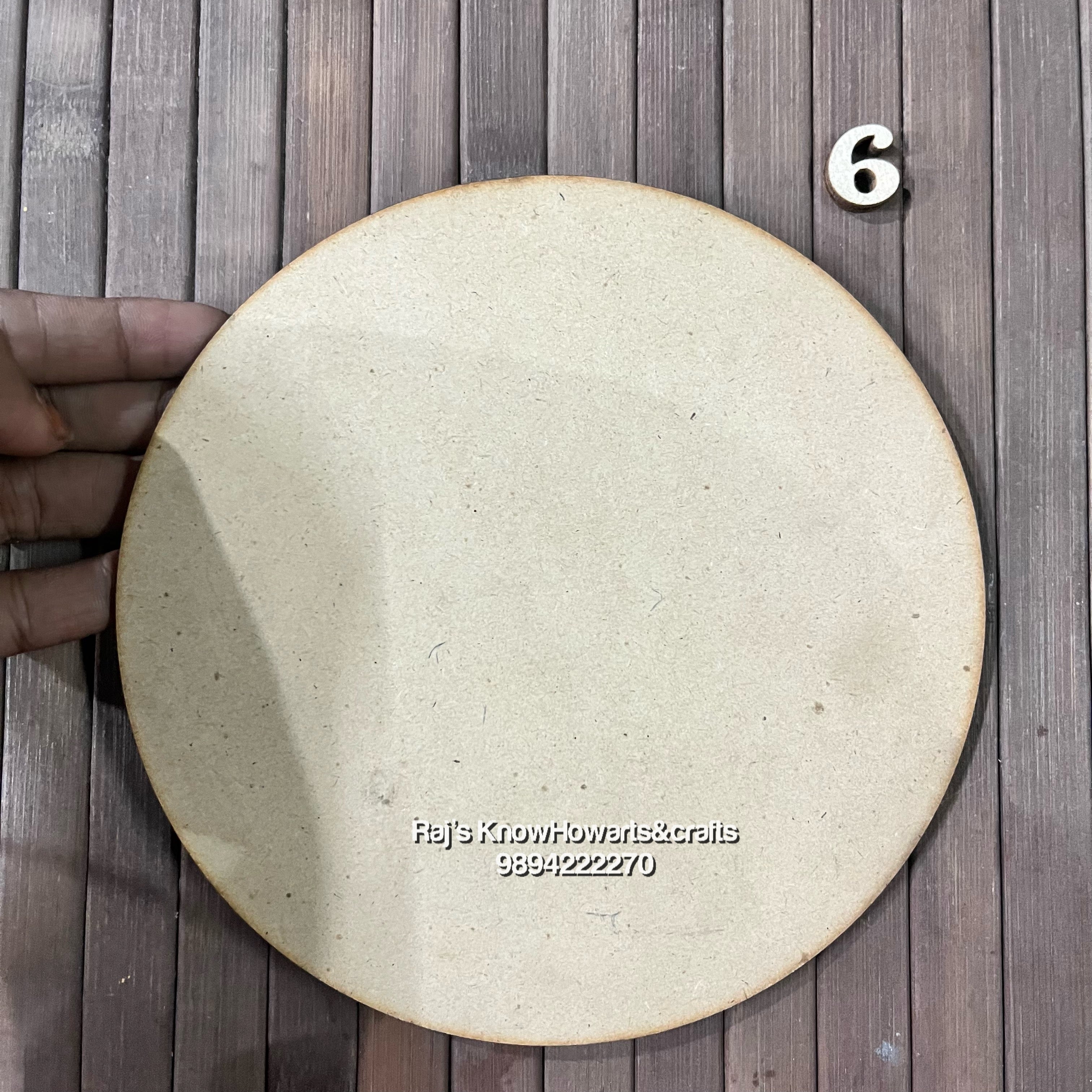 Mdf CIRCLE 6  inch-MDFC6