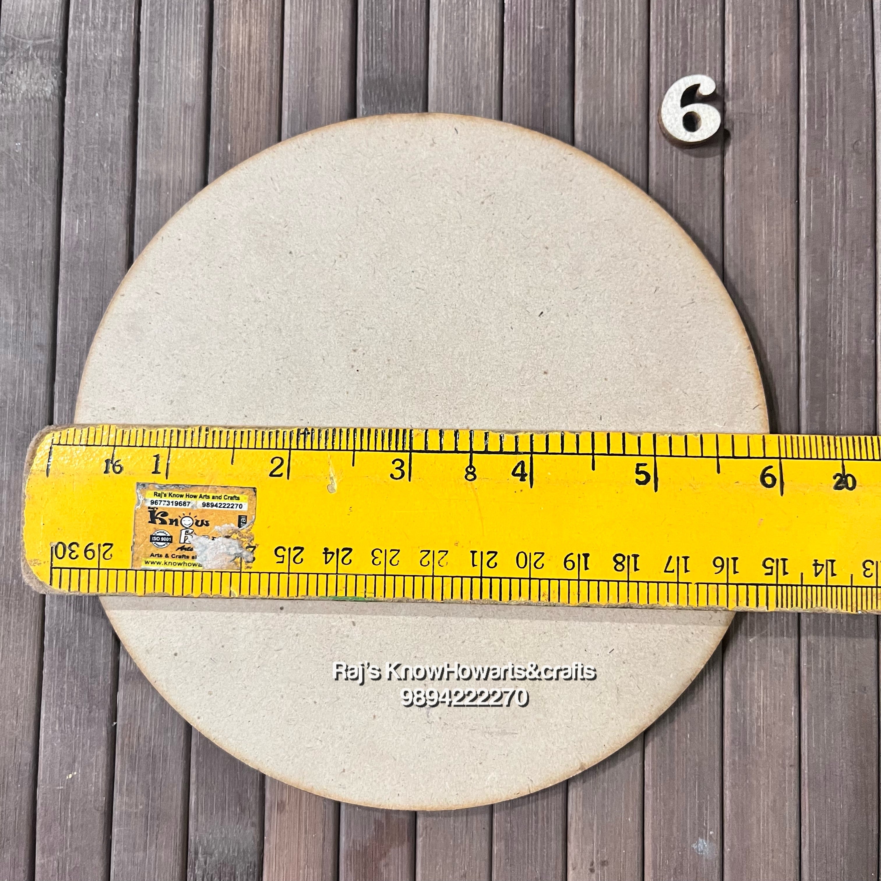 Mdf CIRCLE 6  inch-MDFC6