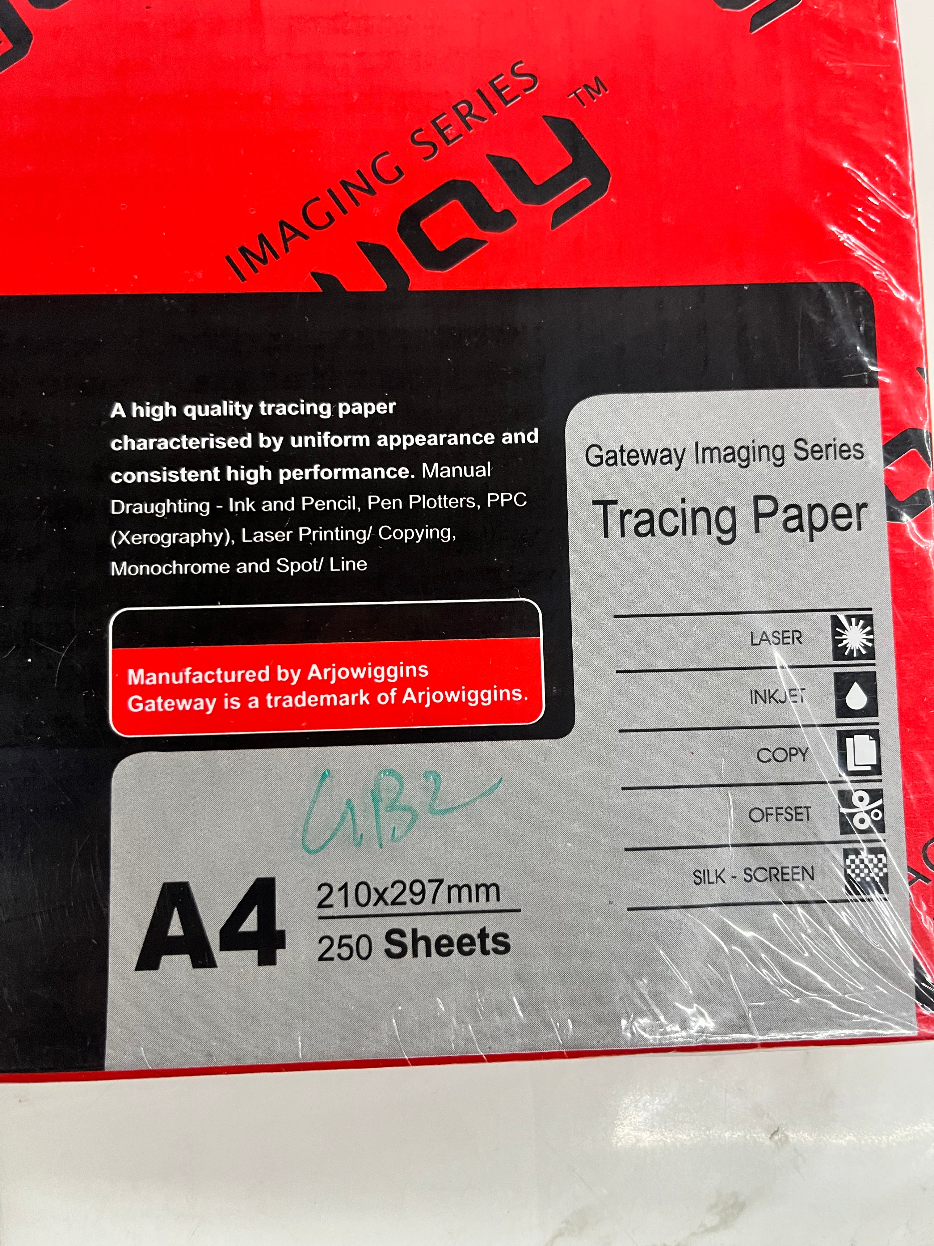 Tracing paper gateway 250sheets whole sale pack