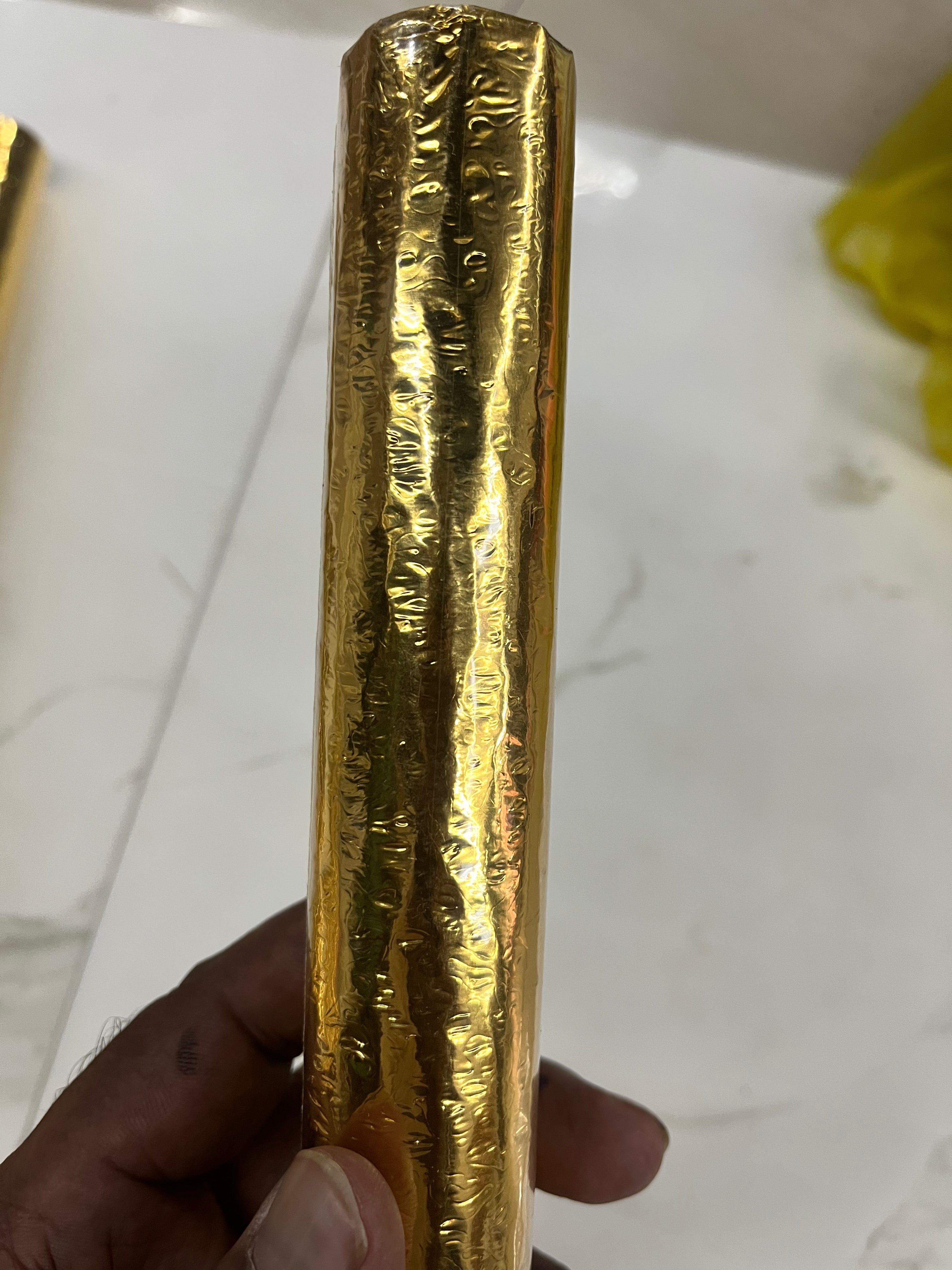 Gold sticker roll -1piece 40cmx2meter