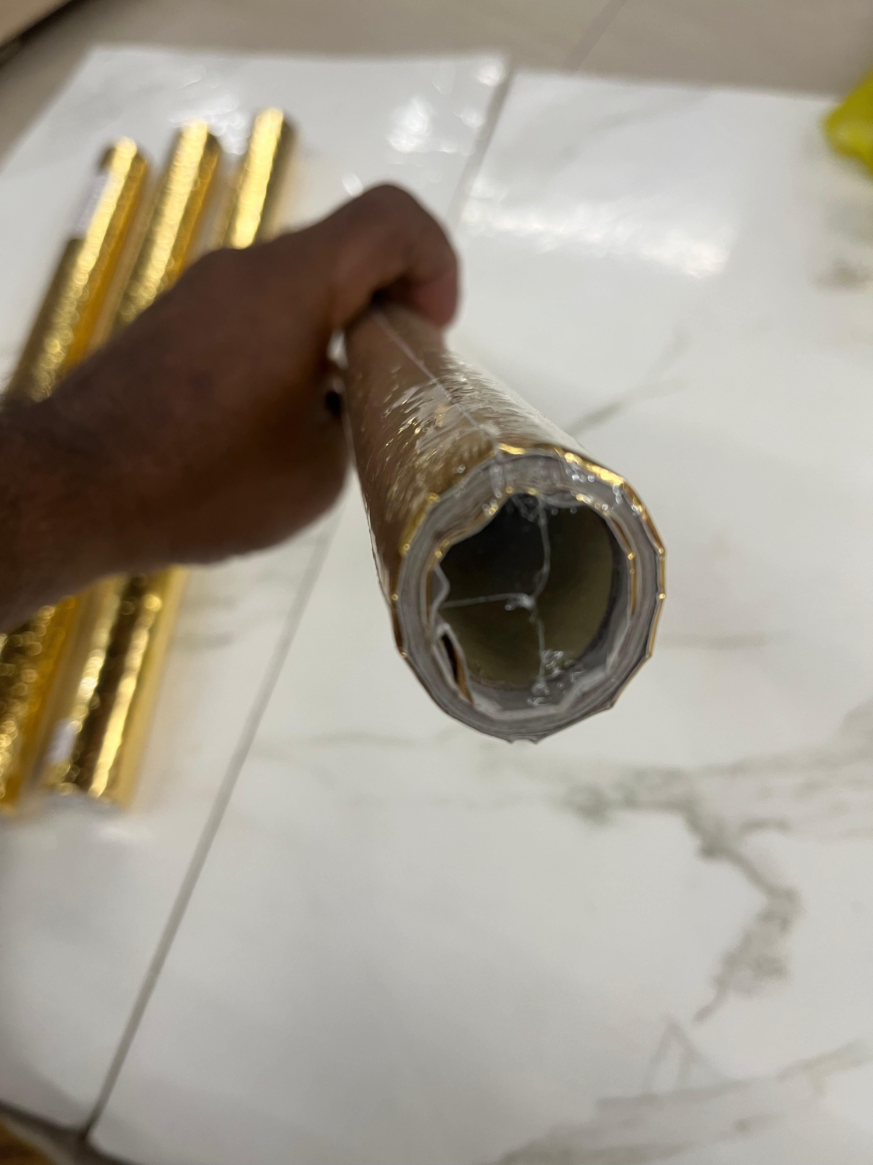 Gold sticker roll -1piece 40cmx2meter