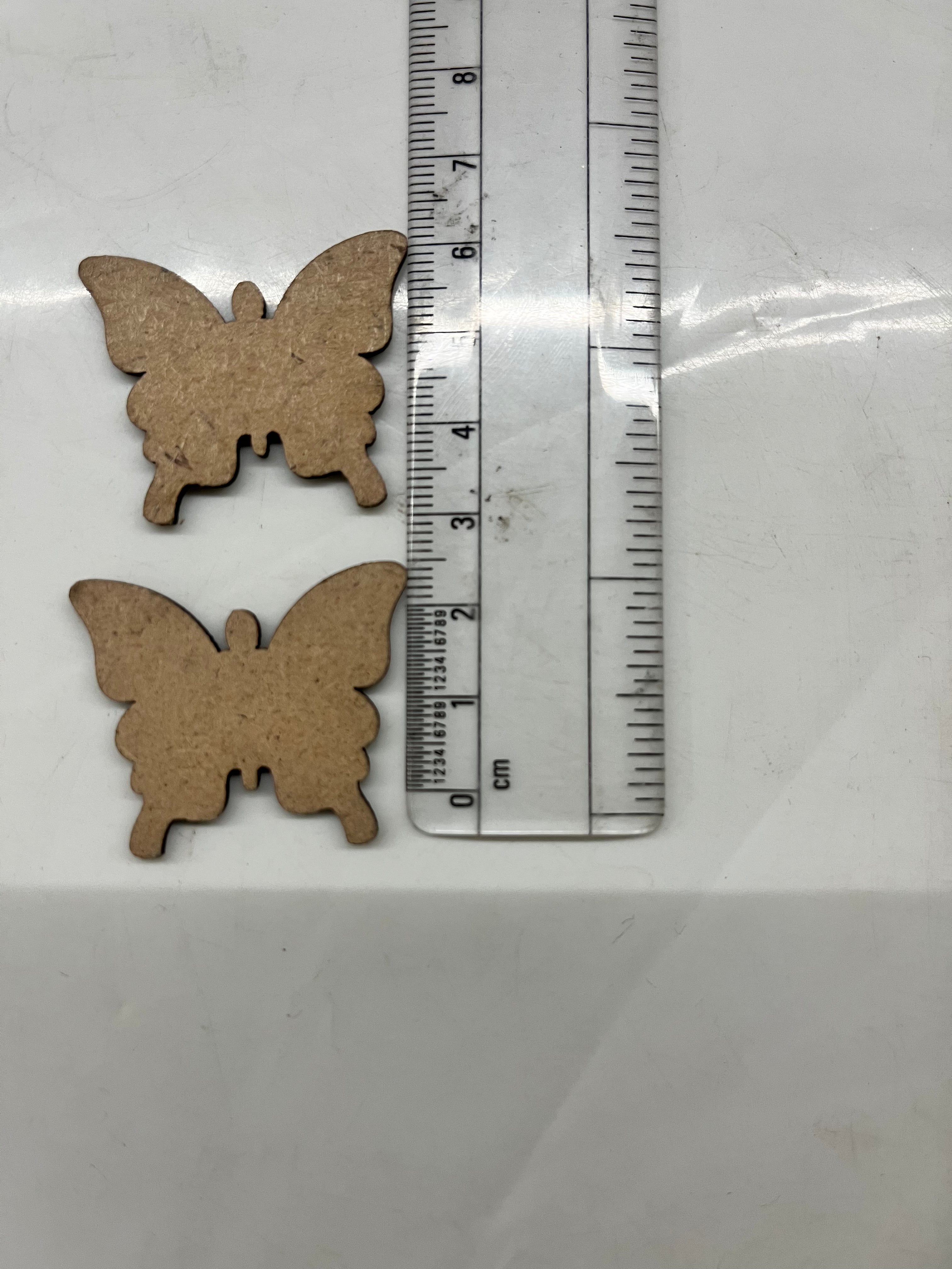 MDF butterfly -5  40piece pack 1.5inch
