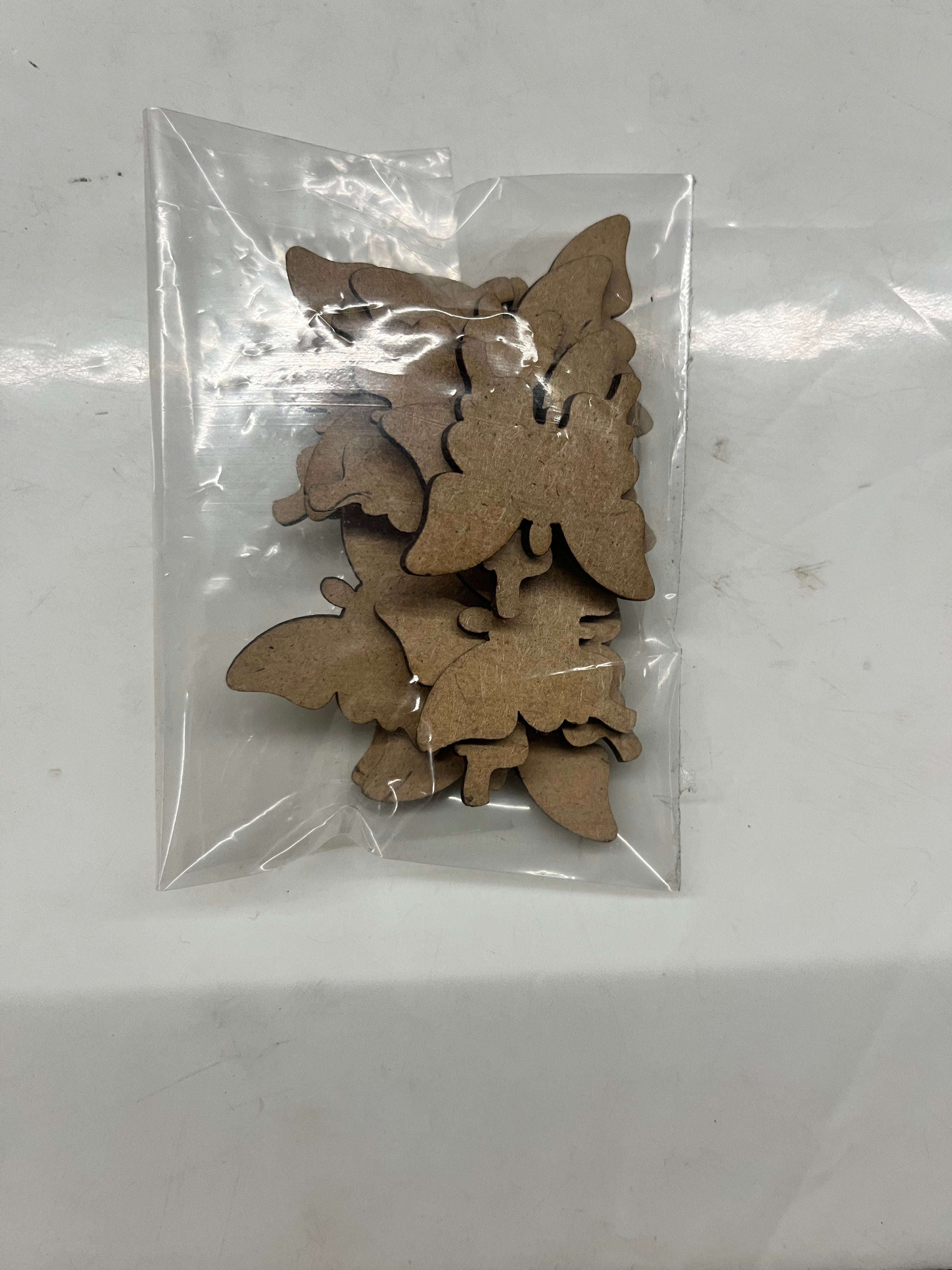 MDF butterfly -5  40piece pack 1.5inch