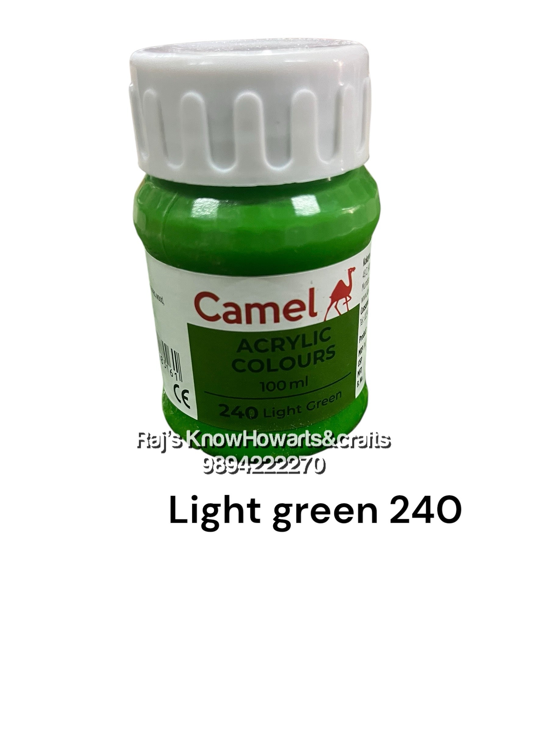 Camel Acrylic colours light green 240 - 100 ml