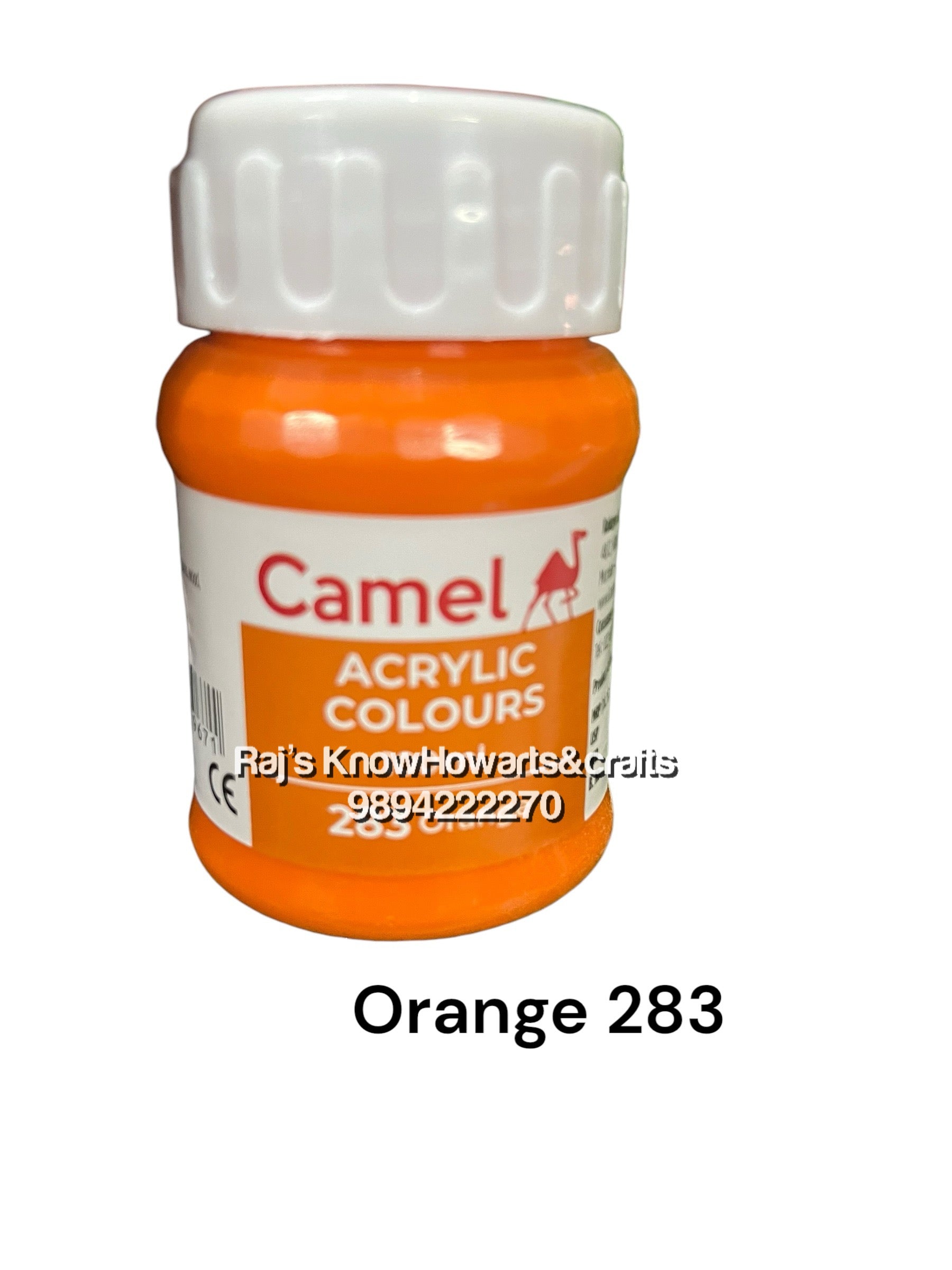 Camel Acrylic colours orange 283 - 100 ml