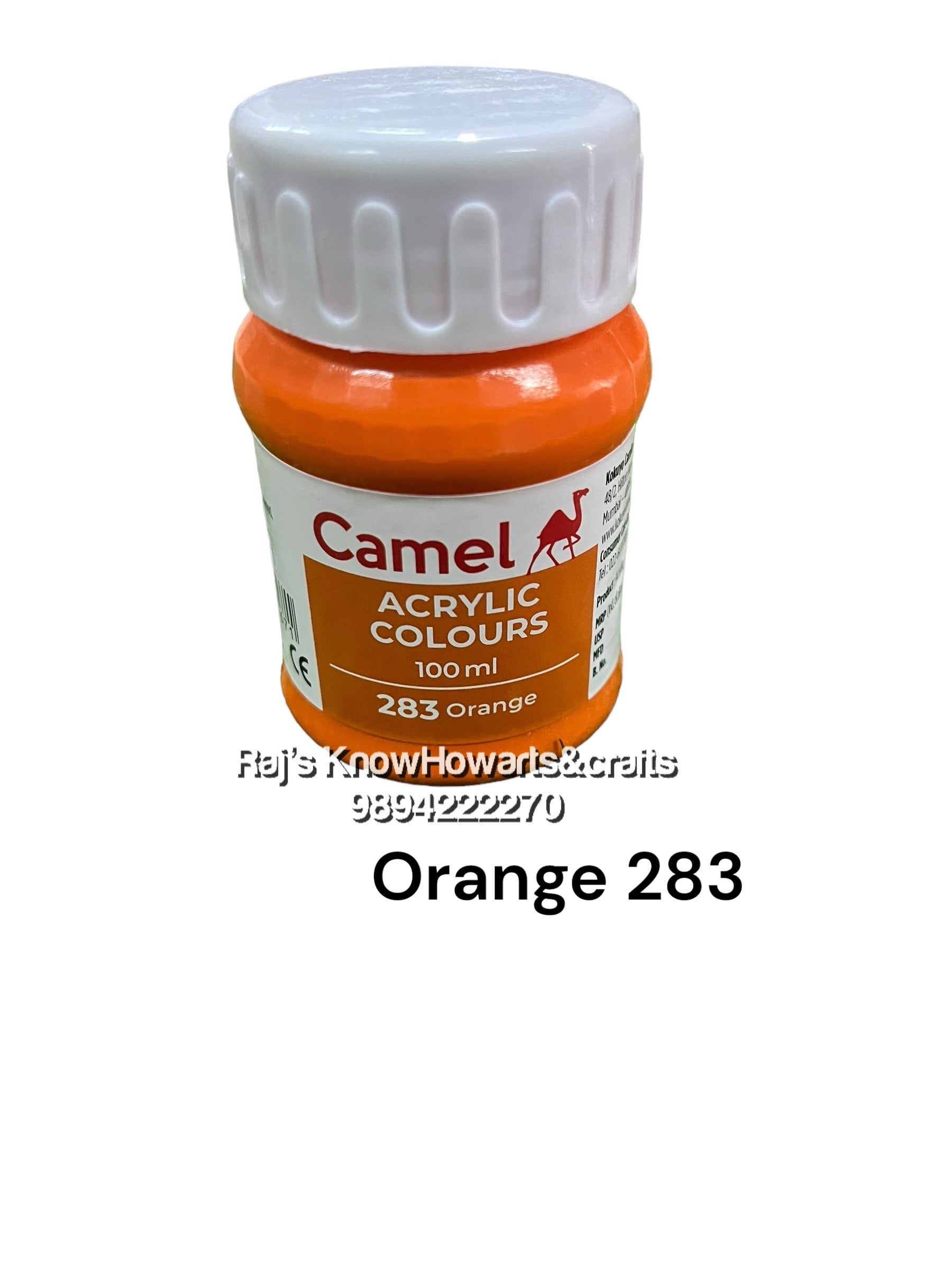 Camel Acrylic colours orange 283 - 100 ml