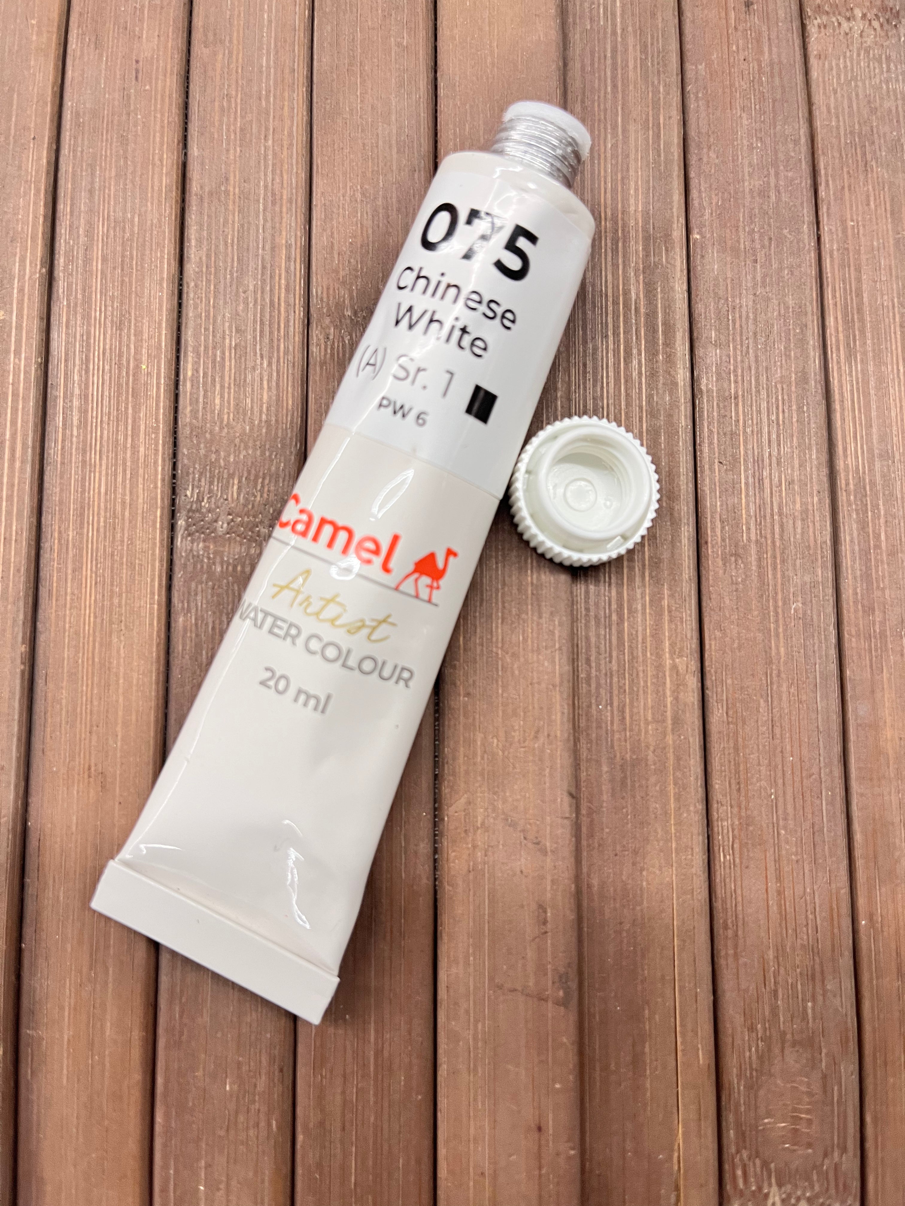 Camel water colour tube Chinese white -20ml   1piece