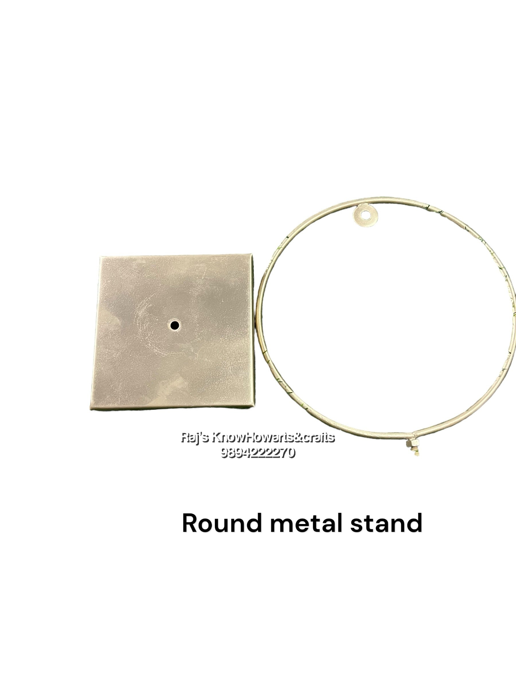 Round metal stand