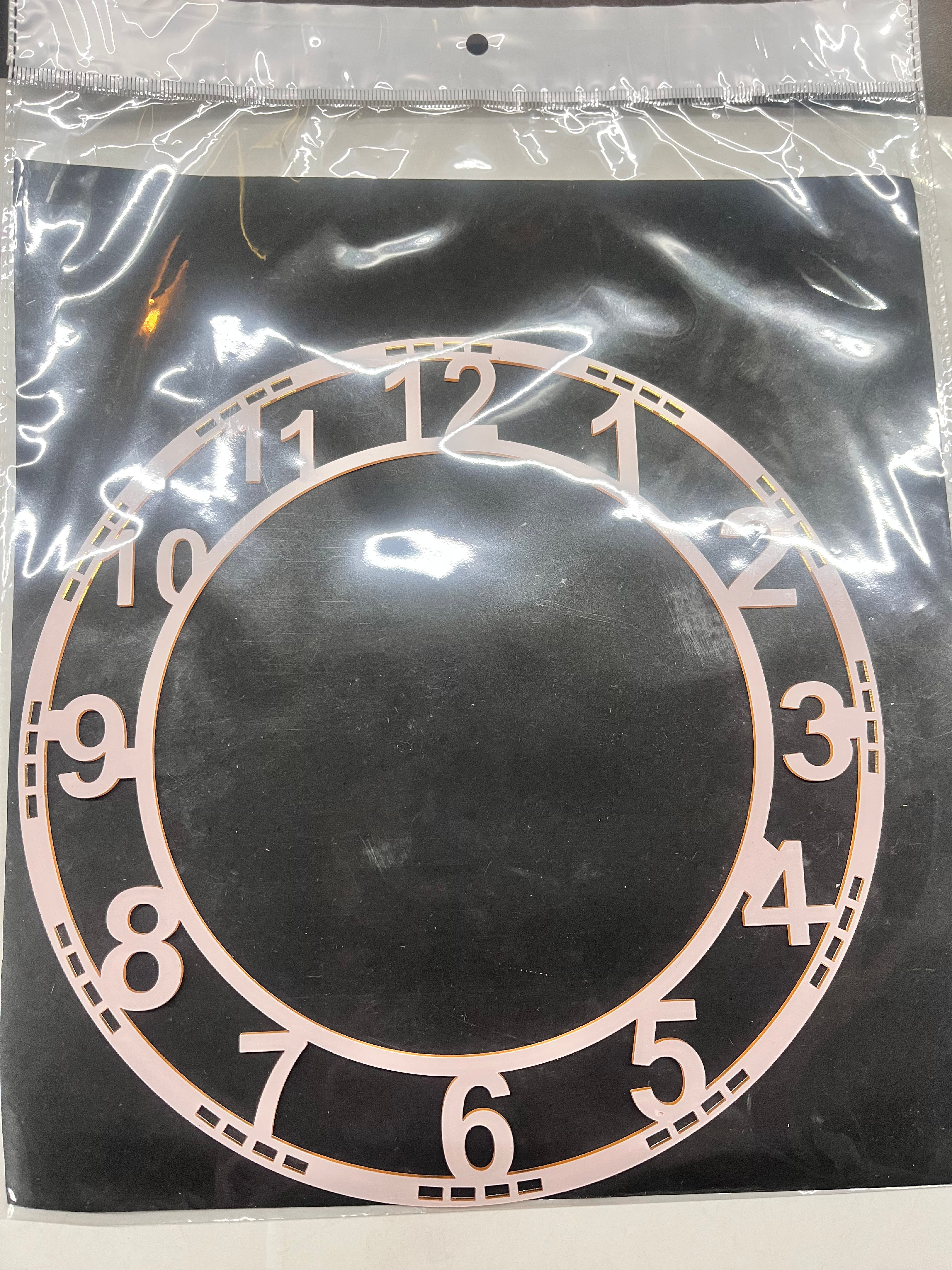 Acrylic clock number-8inch