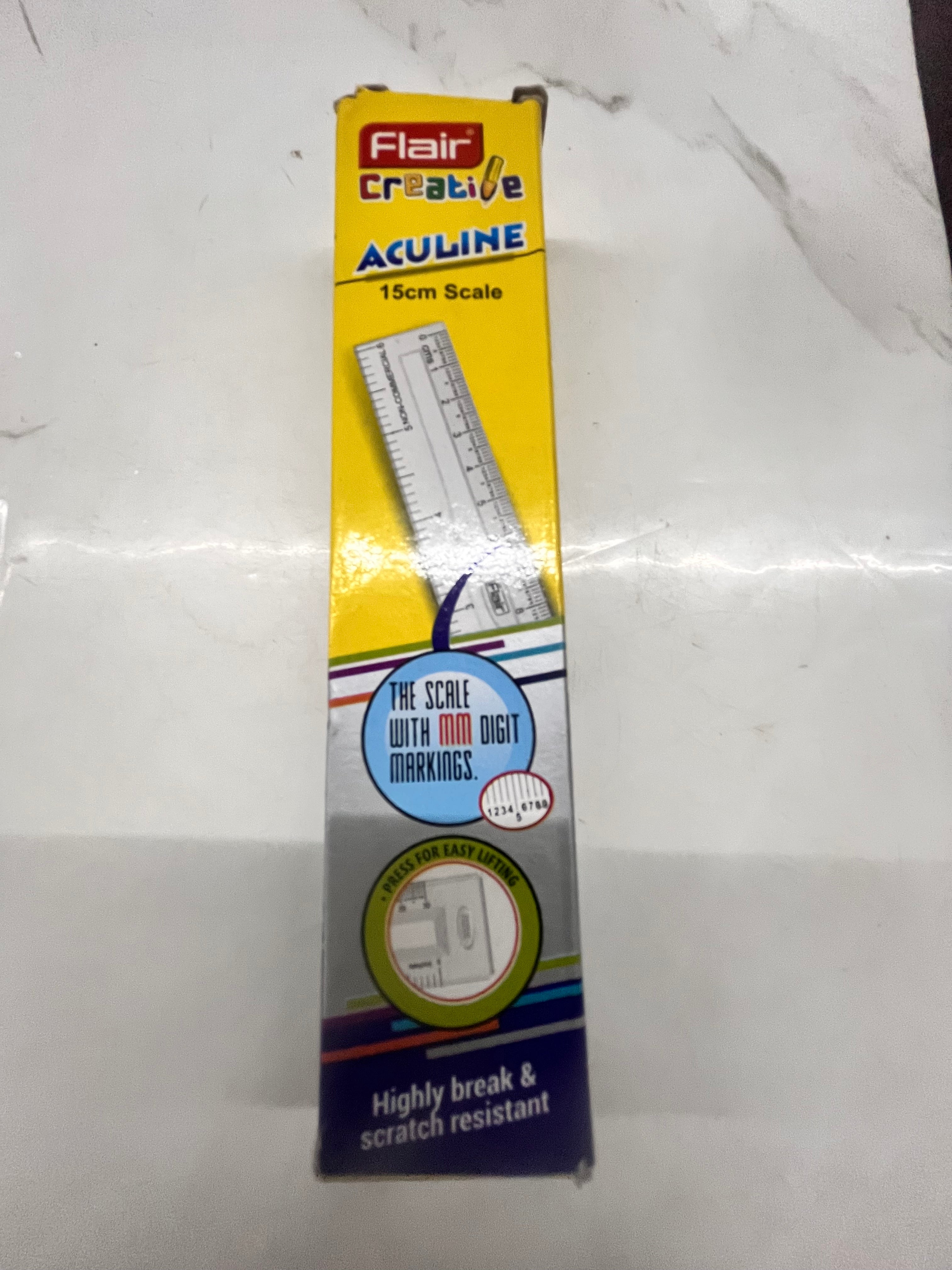 Transparent scale-15cm 10piece pack