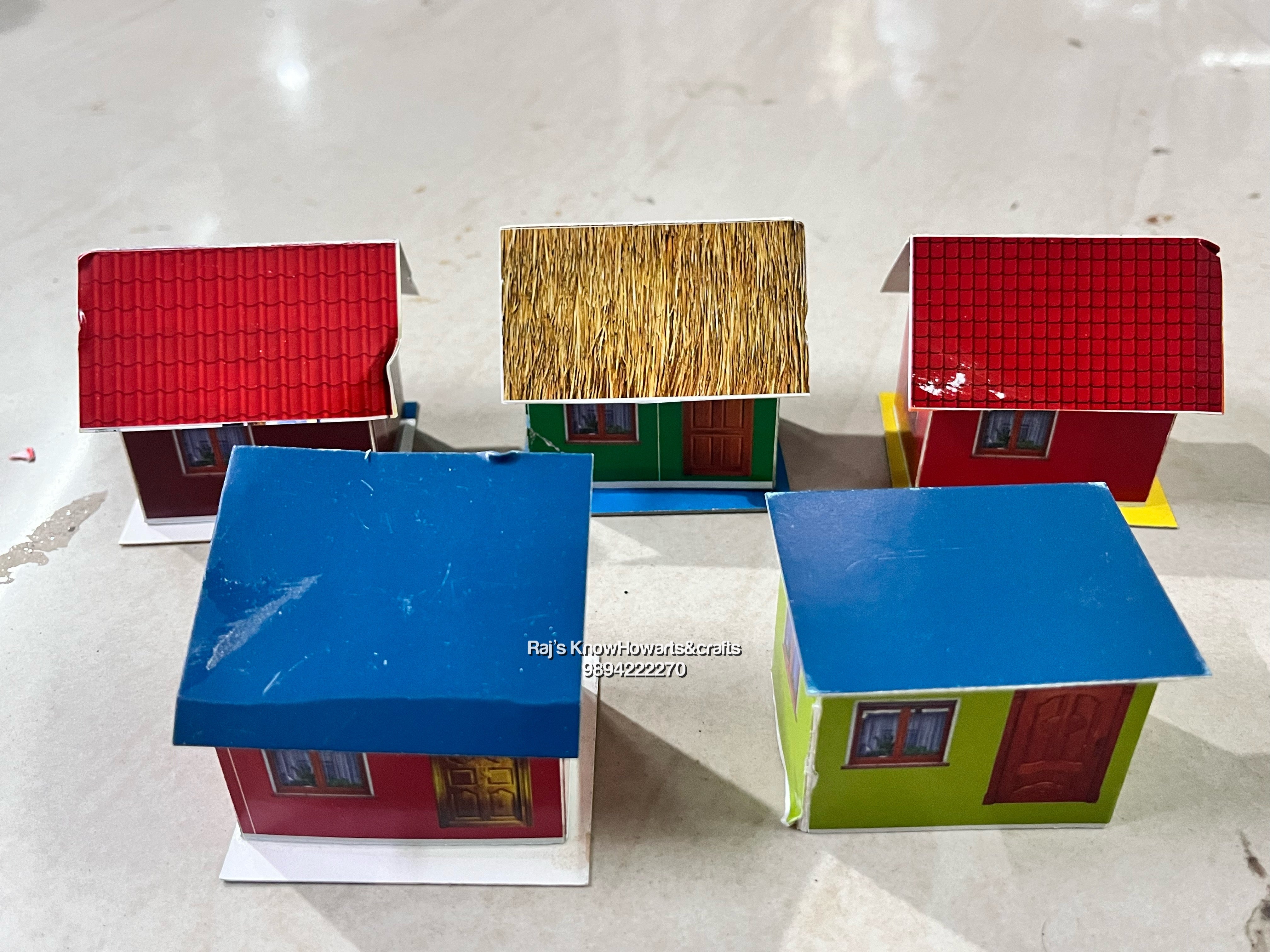 PAPER HOUSE 5PCS-HOME