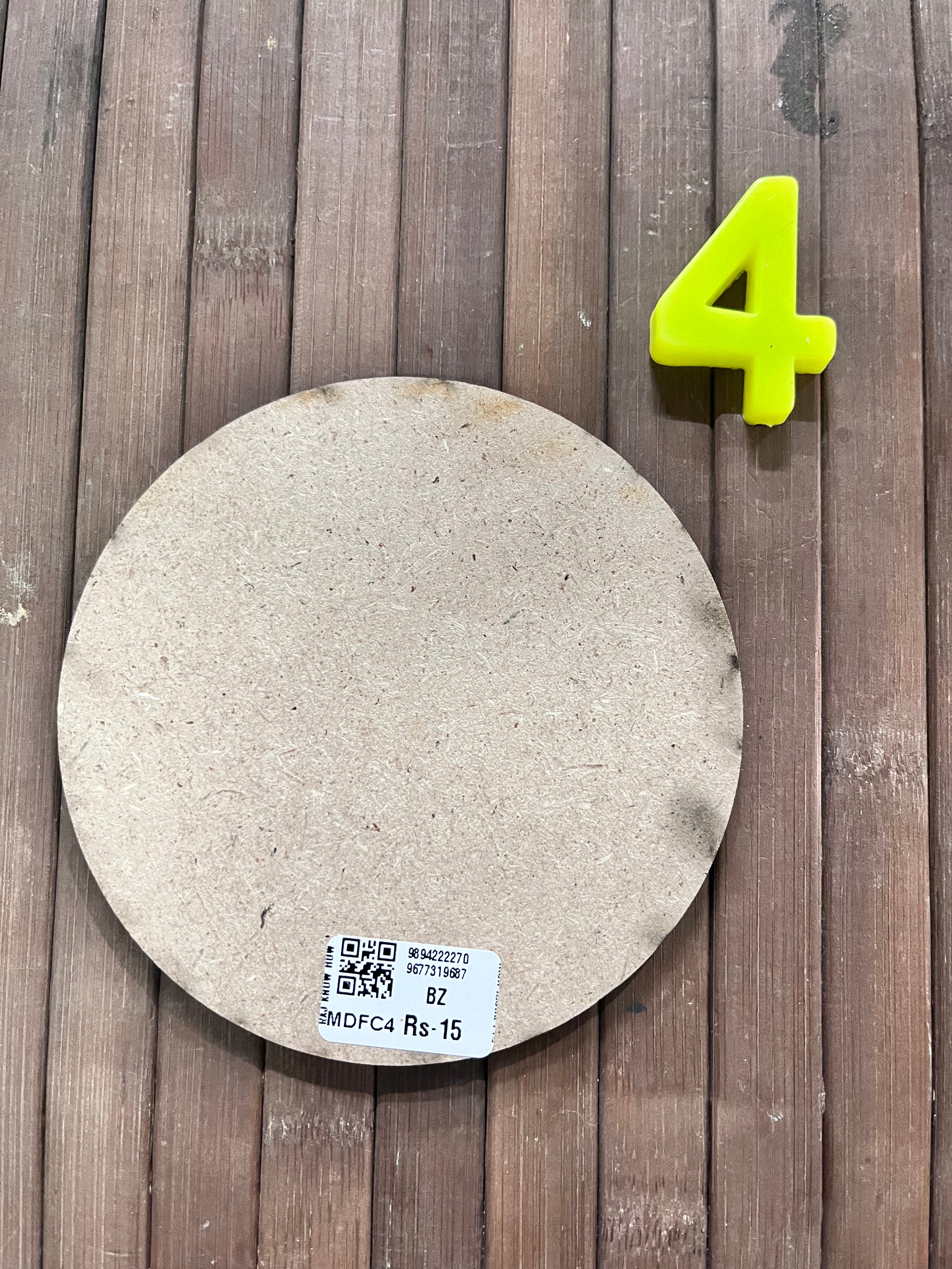 Mdf CIRCLE 4 inch-MDFC4