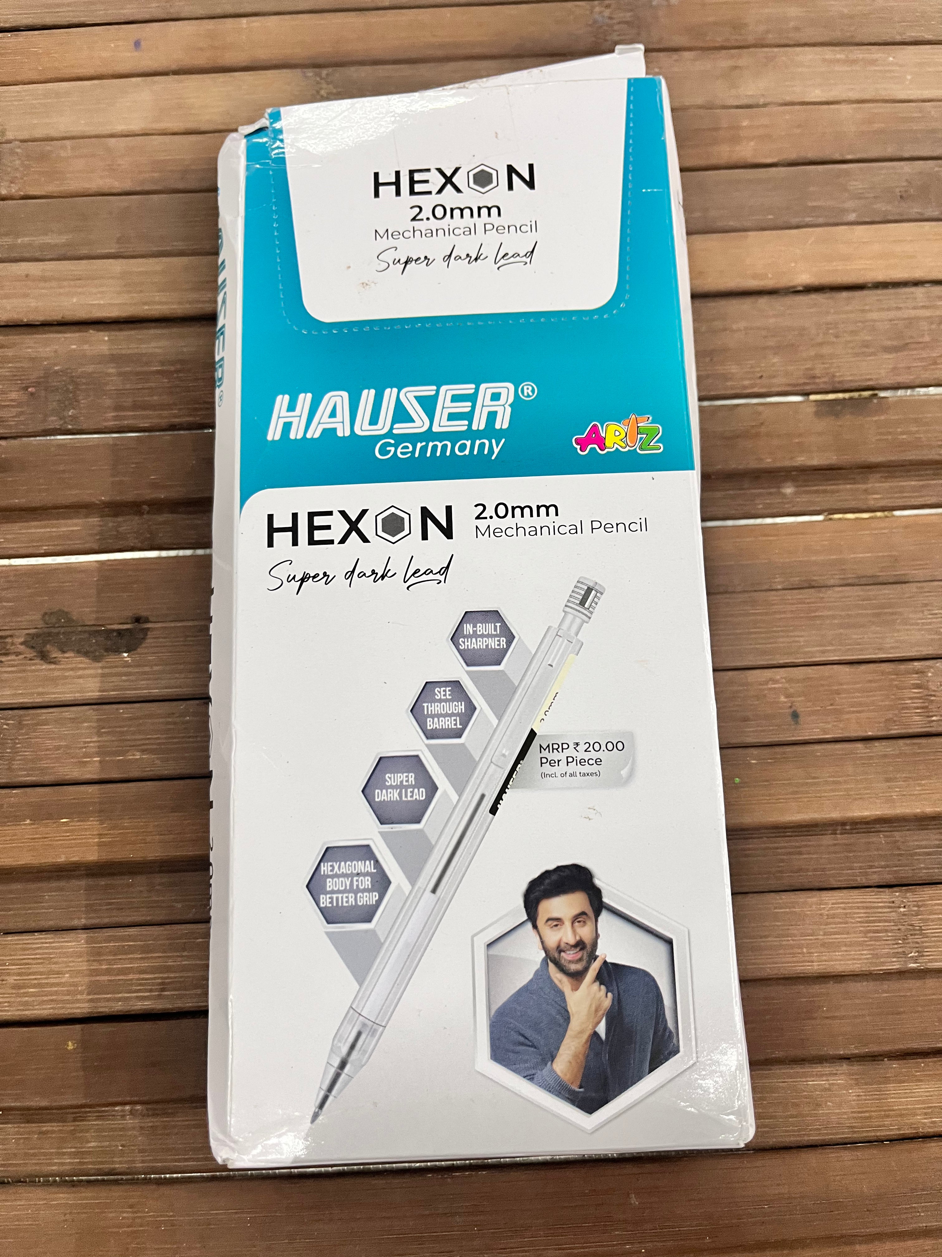 Hauser Germany Hexon mechanical pencil 2.0mm-2 piece