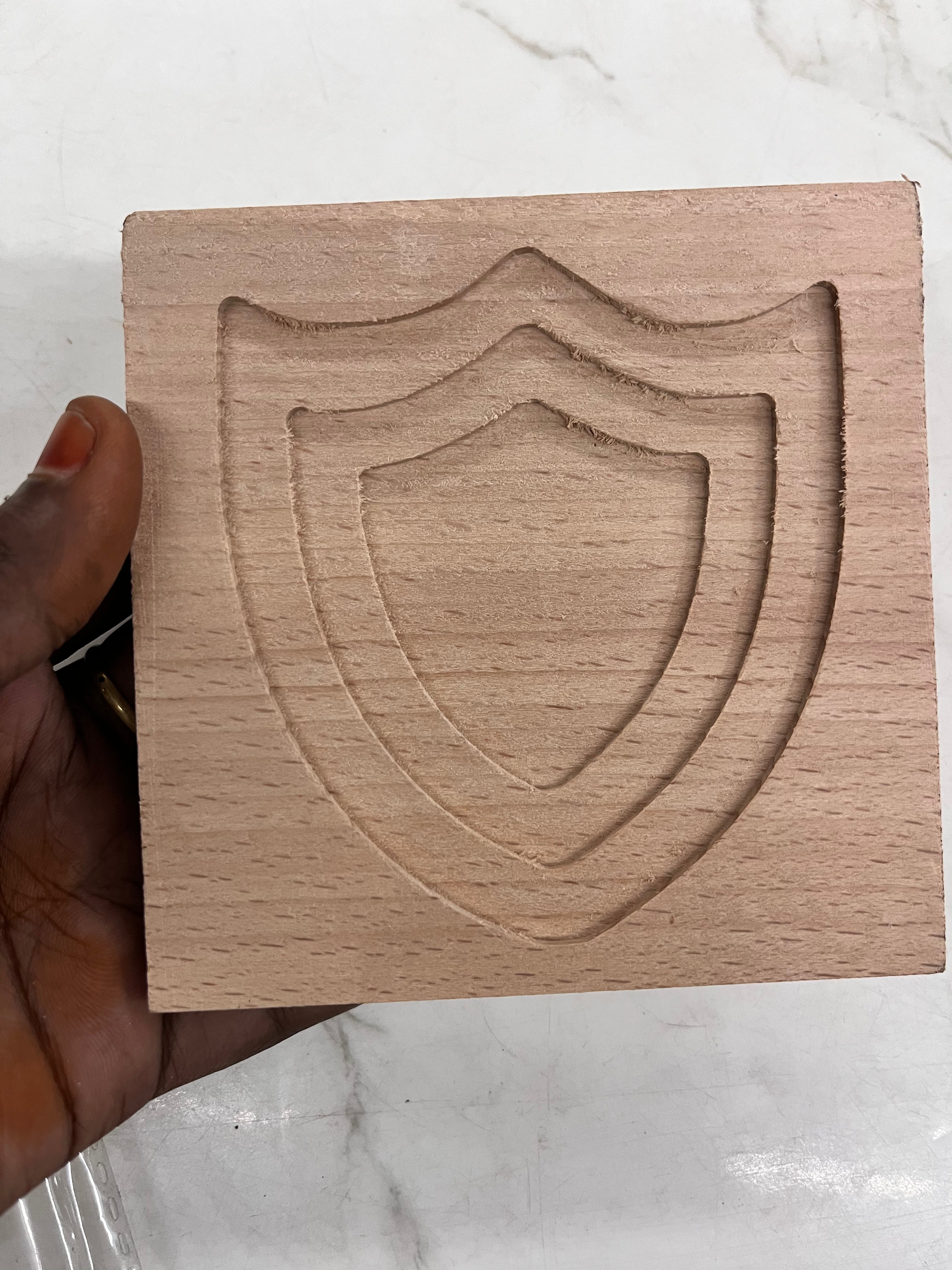 3D wooden resin coaster -assorted design /1piece.   3DWTC