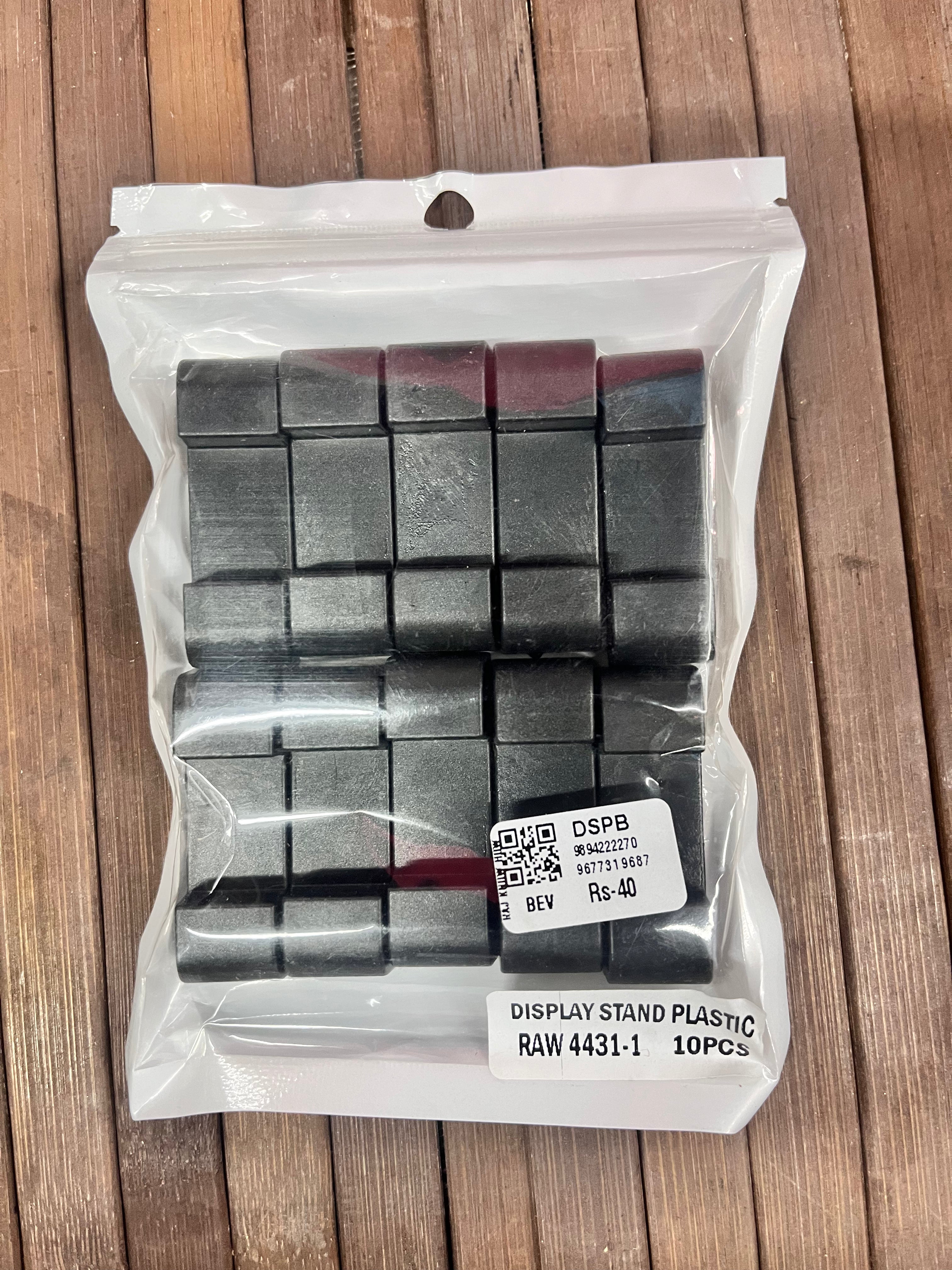 Display stand plastic black- DSPB /10pcs pack