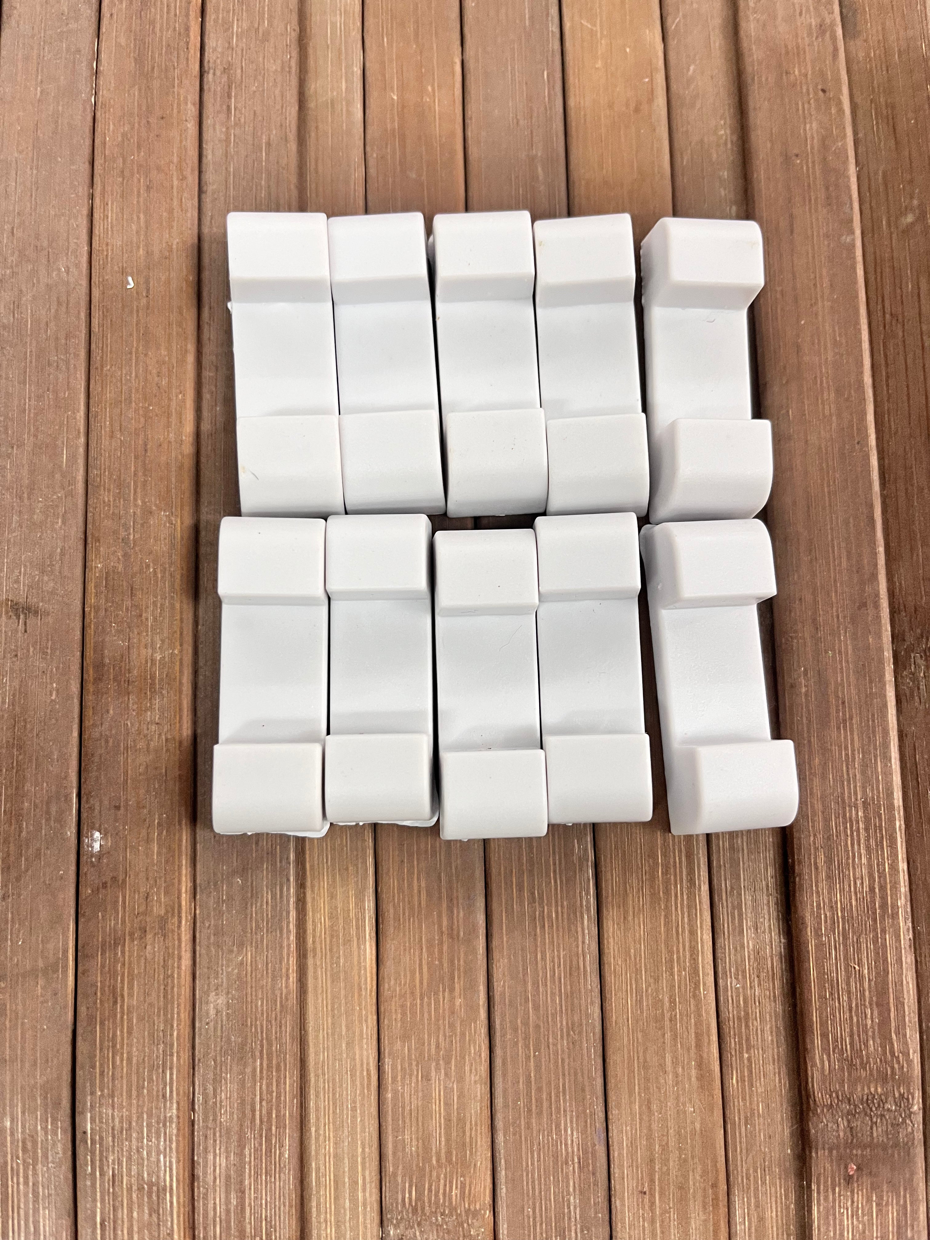 Display stand plastic white- DSPW/10pcs pack
