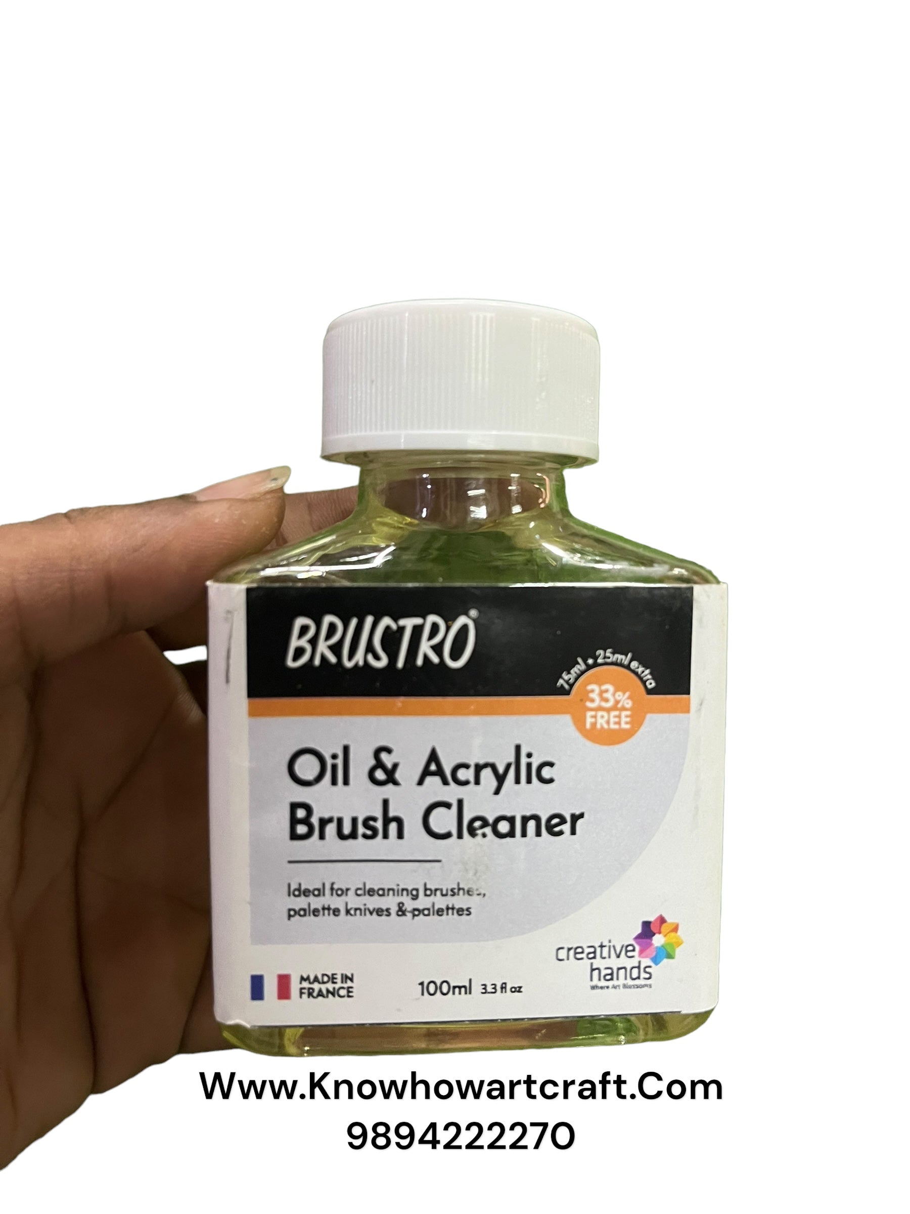 Brustro oil & Acrylic brush cleaner