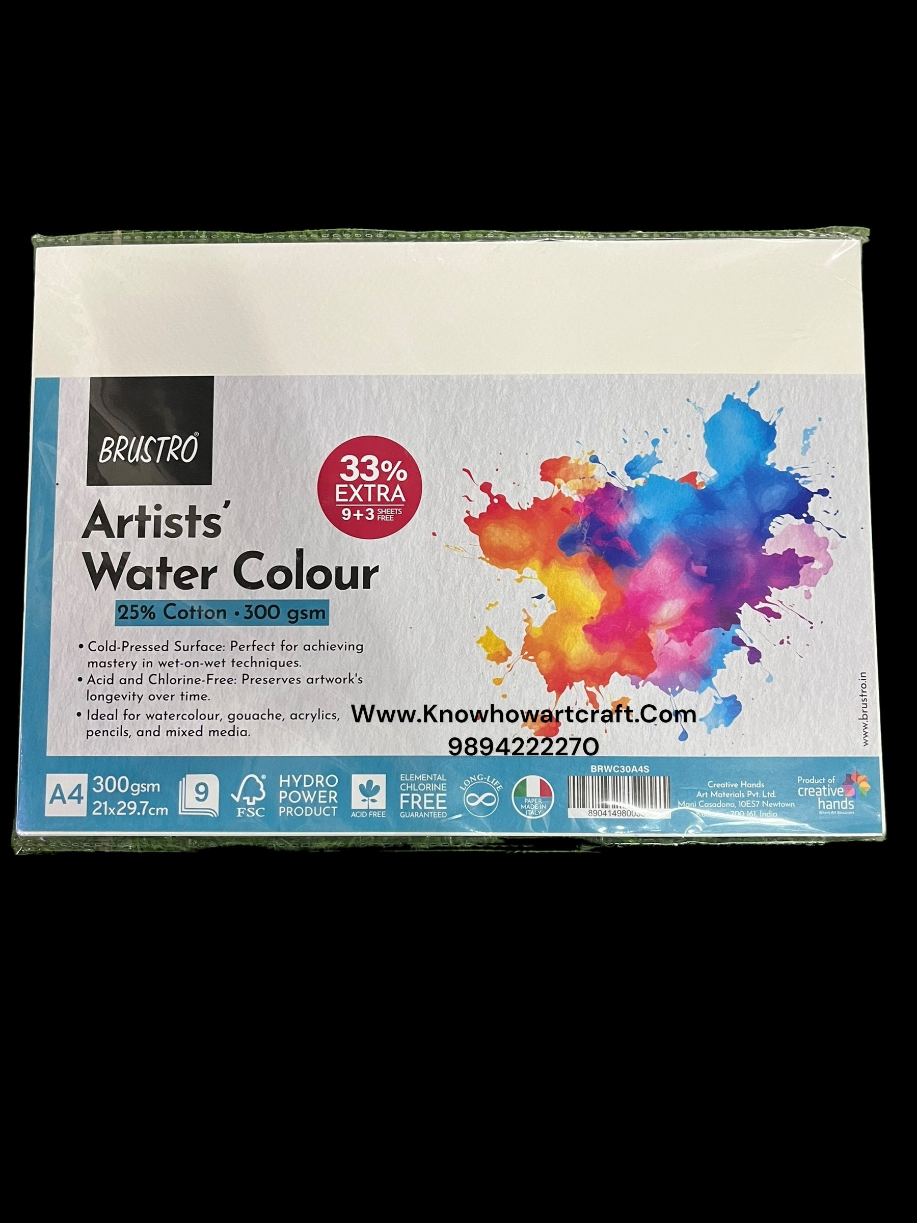 Brustro Artists water colour A4 size 300 gsm
