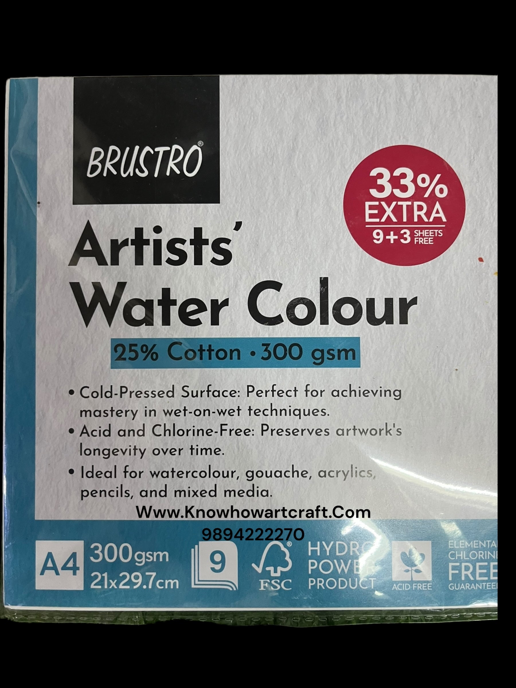 Brustro Artists water colour A4 size 300 gsm