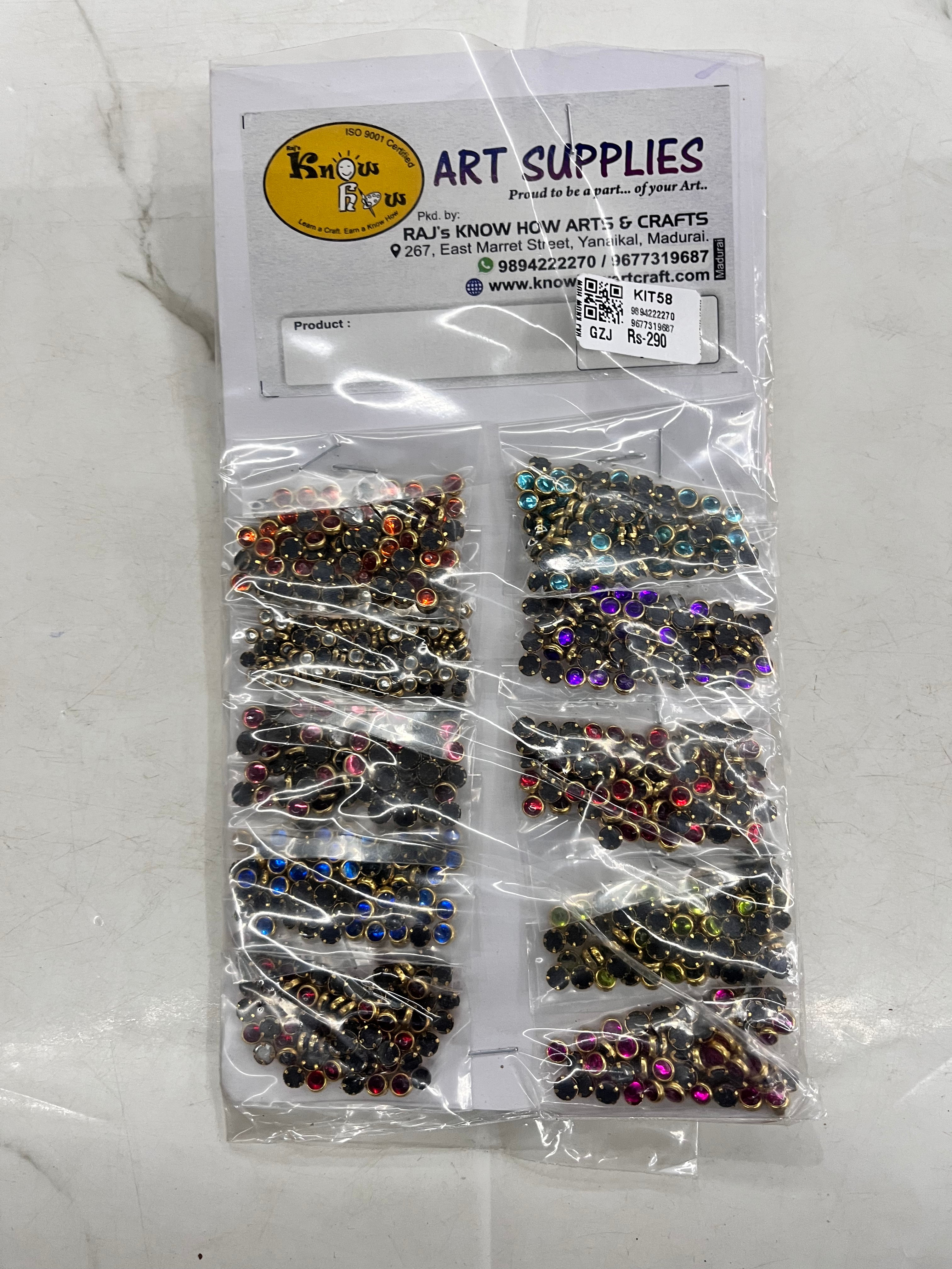 FRAME COLOR KUNDAN KIT - KIT58