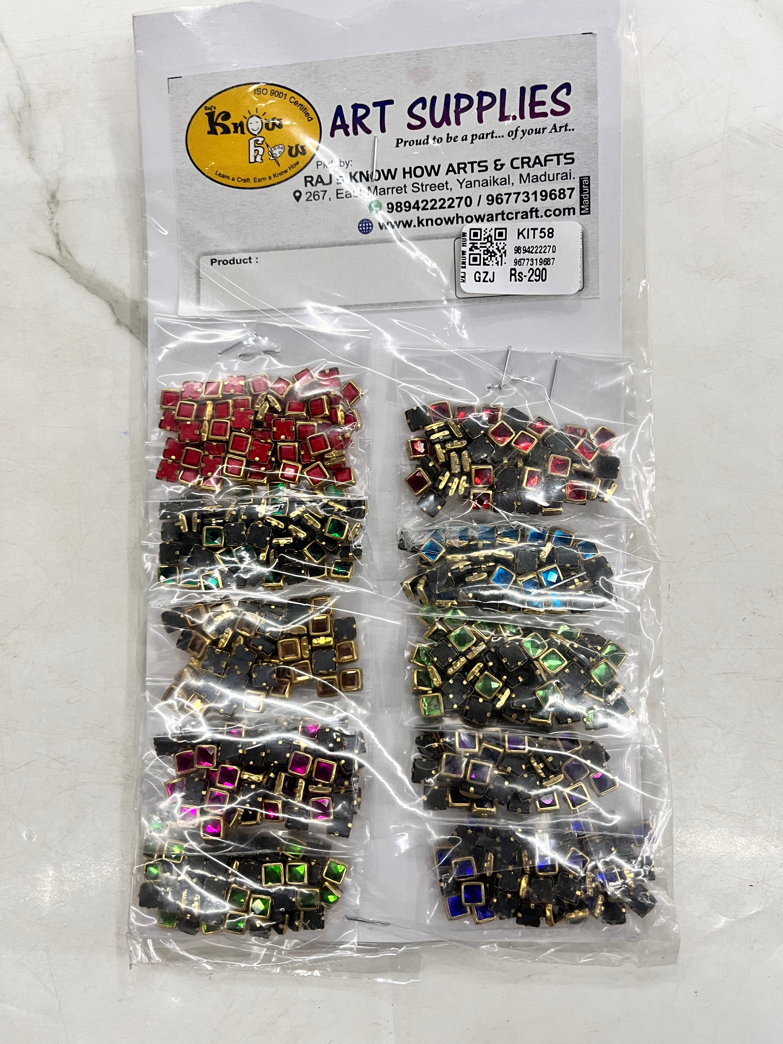 FRAME COLOR KUNDAN KIT - KIT58