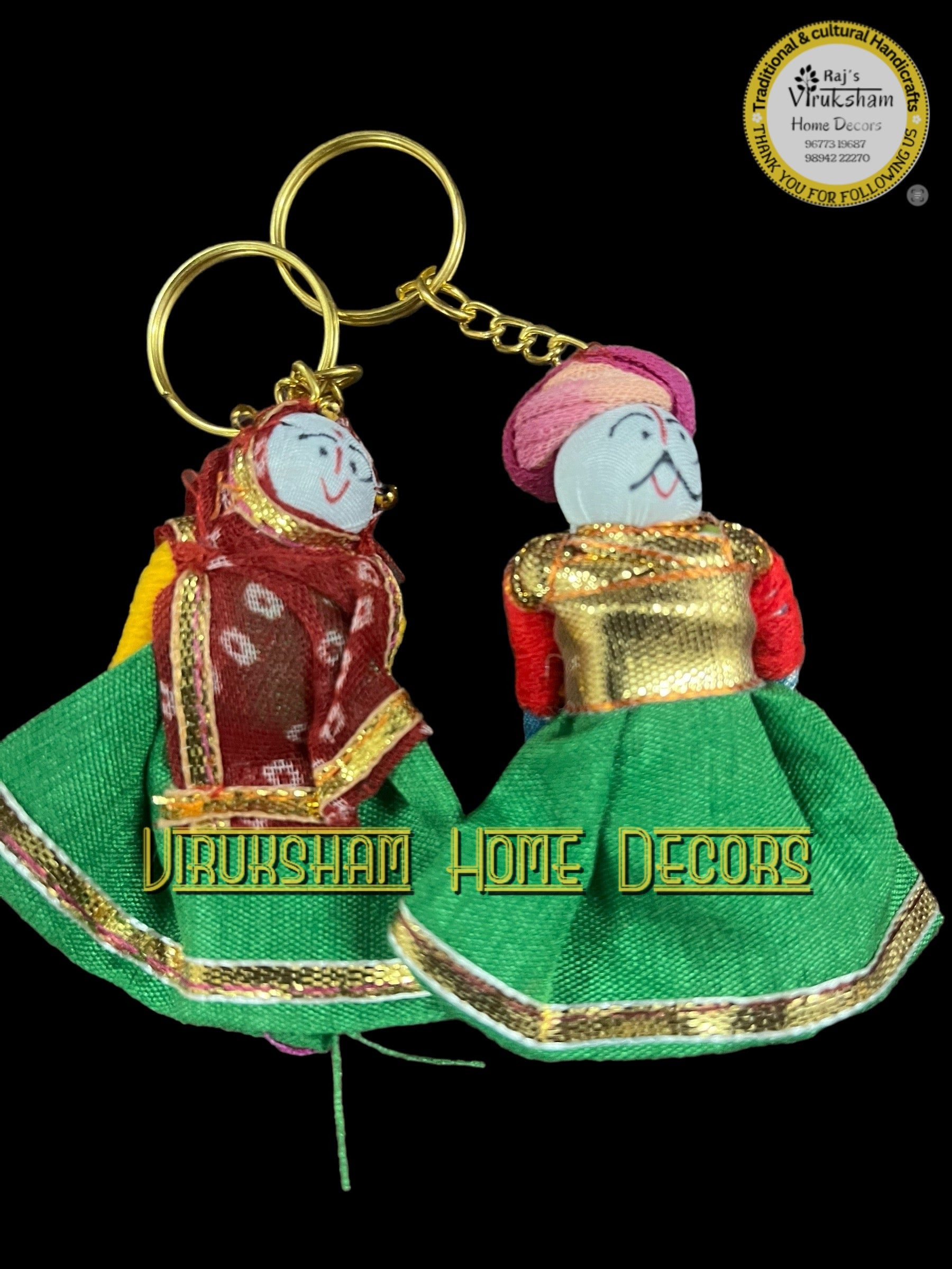Puppet couple keychain- RGPK - 121