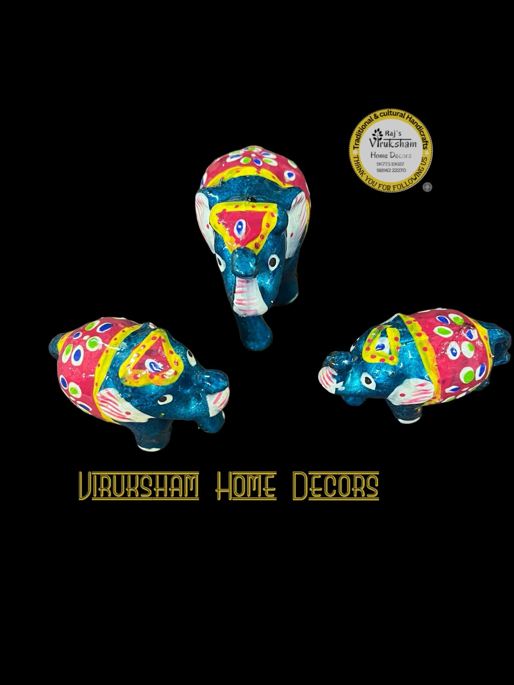 3pc Elephant set -RGES 120